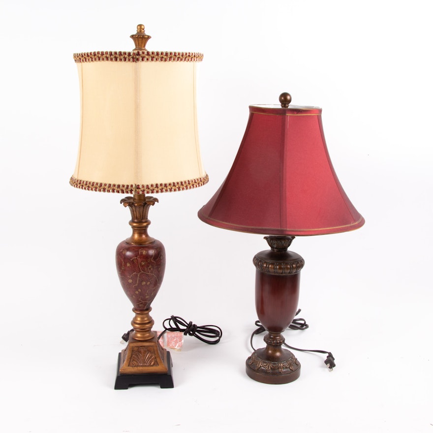 Grecian Urn Style Table Lamps