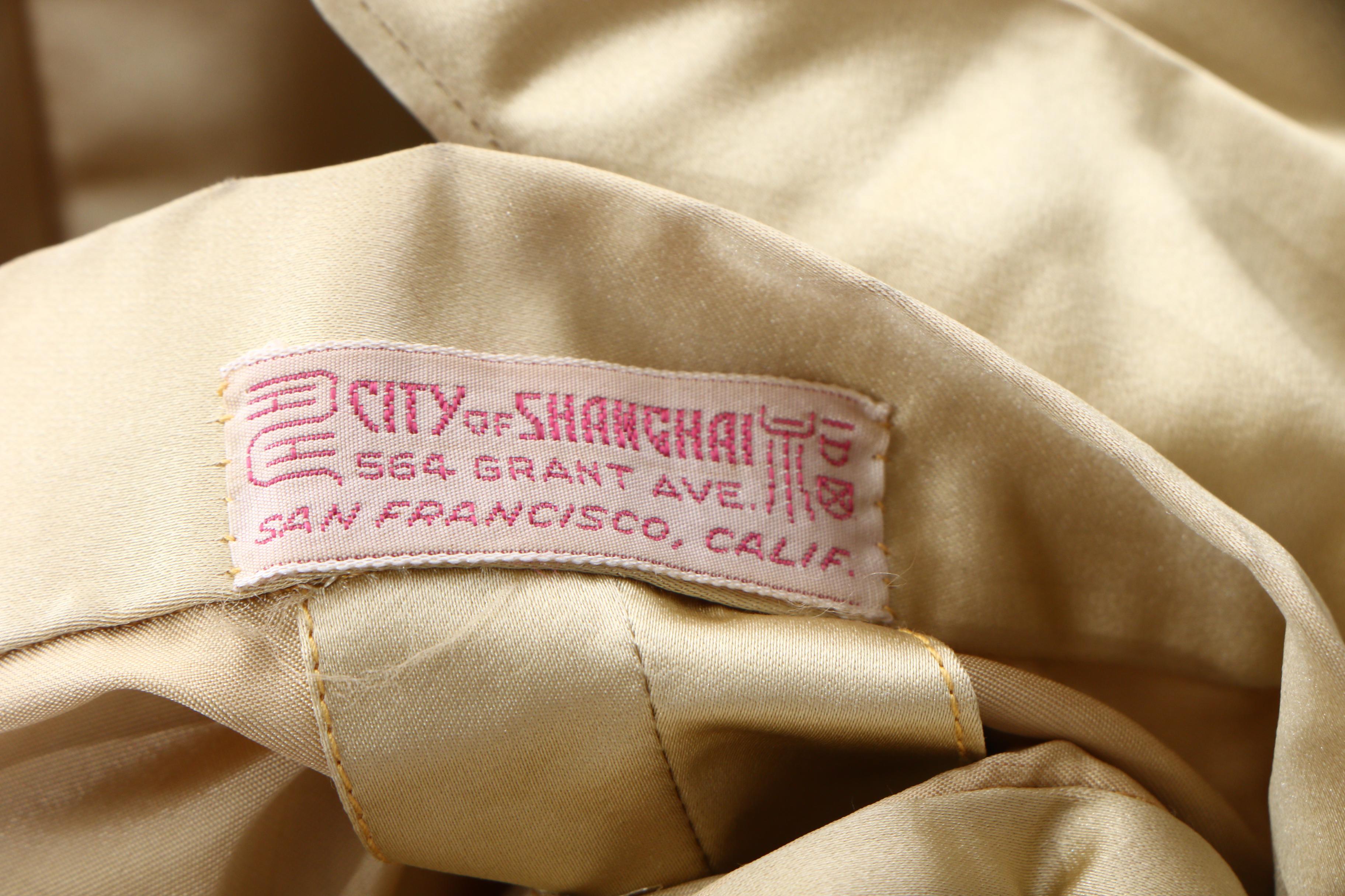 City of Shanghai Chinese Silk Suit and Other Silk Dresses, Circa 1960