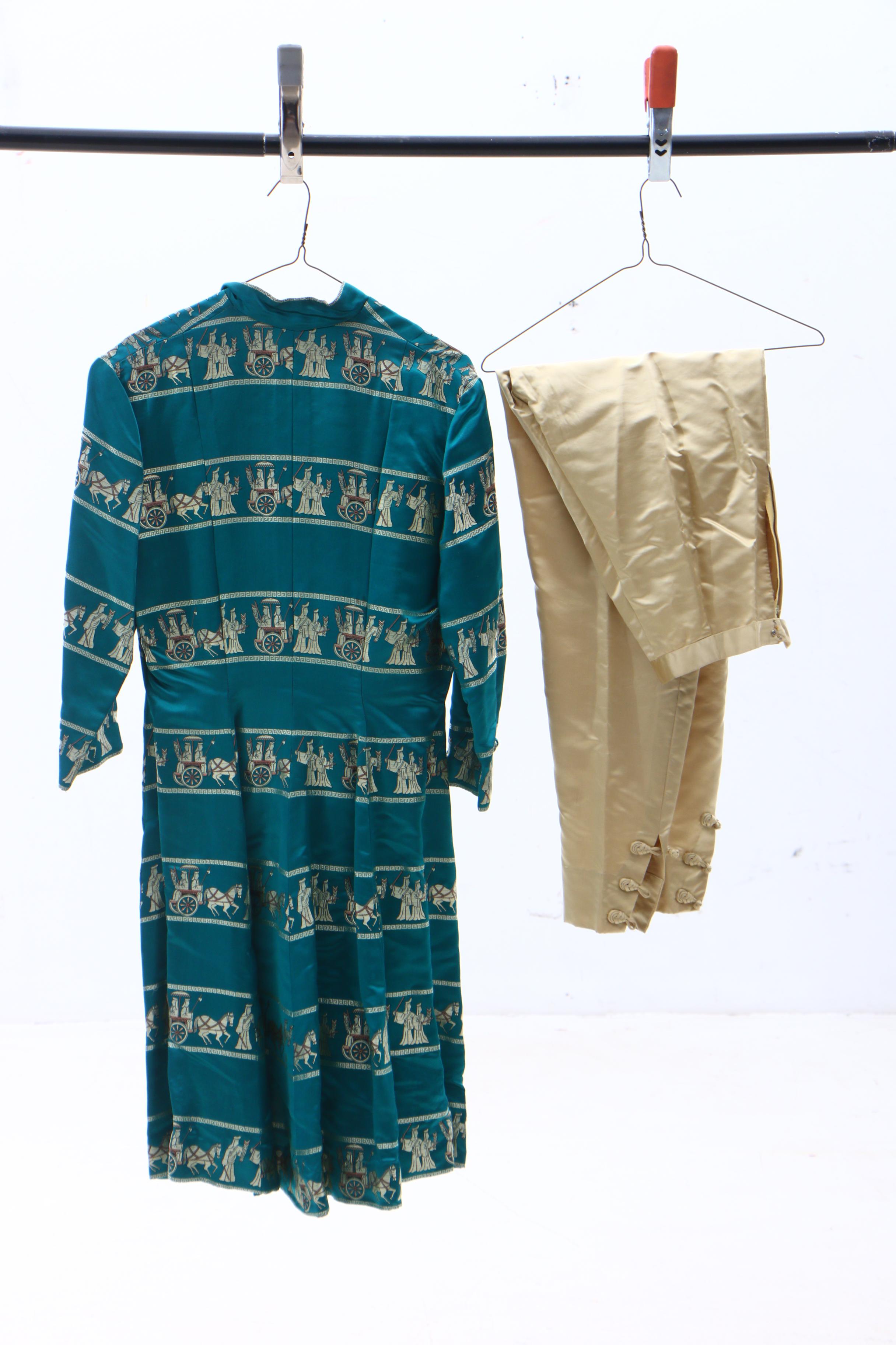 City of Shanghai Chinese Silk Suit and Other Silk Dresses, Circa 1960