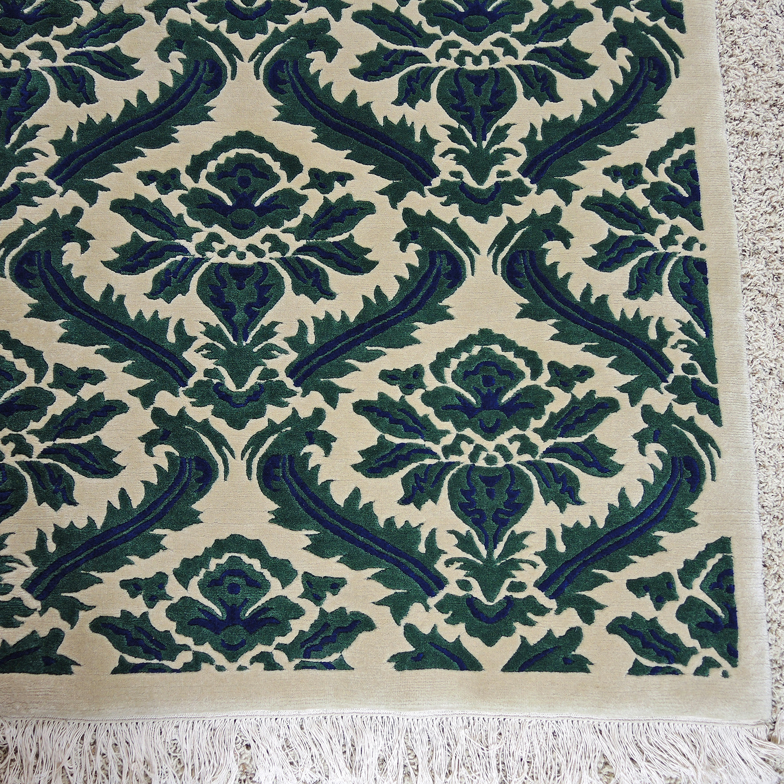 Machine Woven Indian Wool and Cotton Area Rug from Hoffman Albers