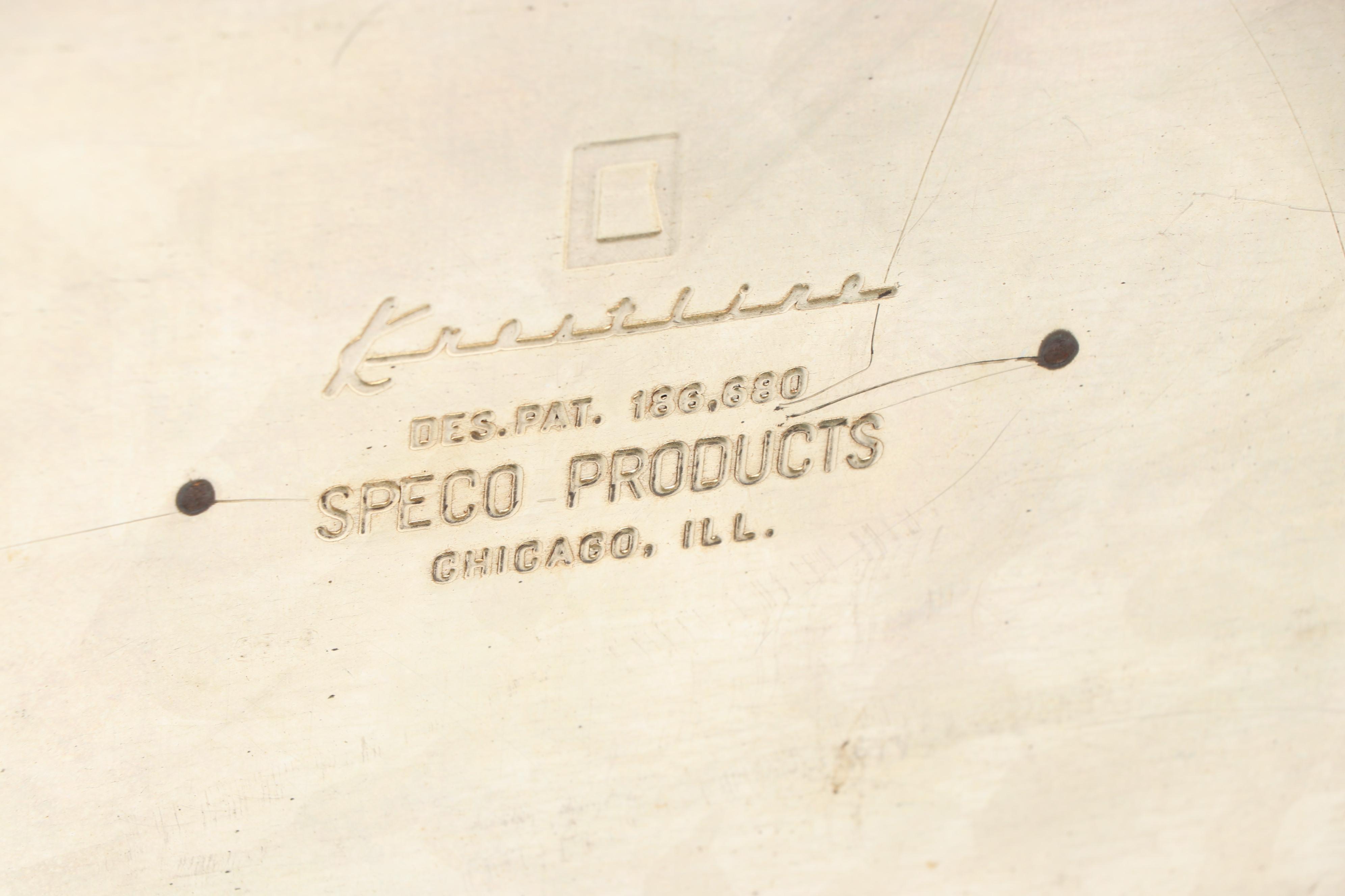 Krestline Bread Box by Speco Products with Storage Drawers, Mid-Century