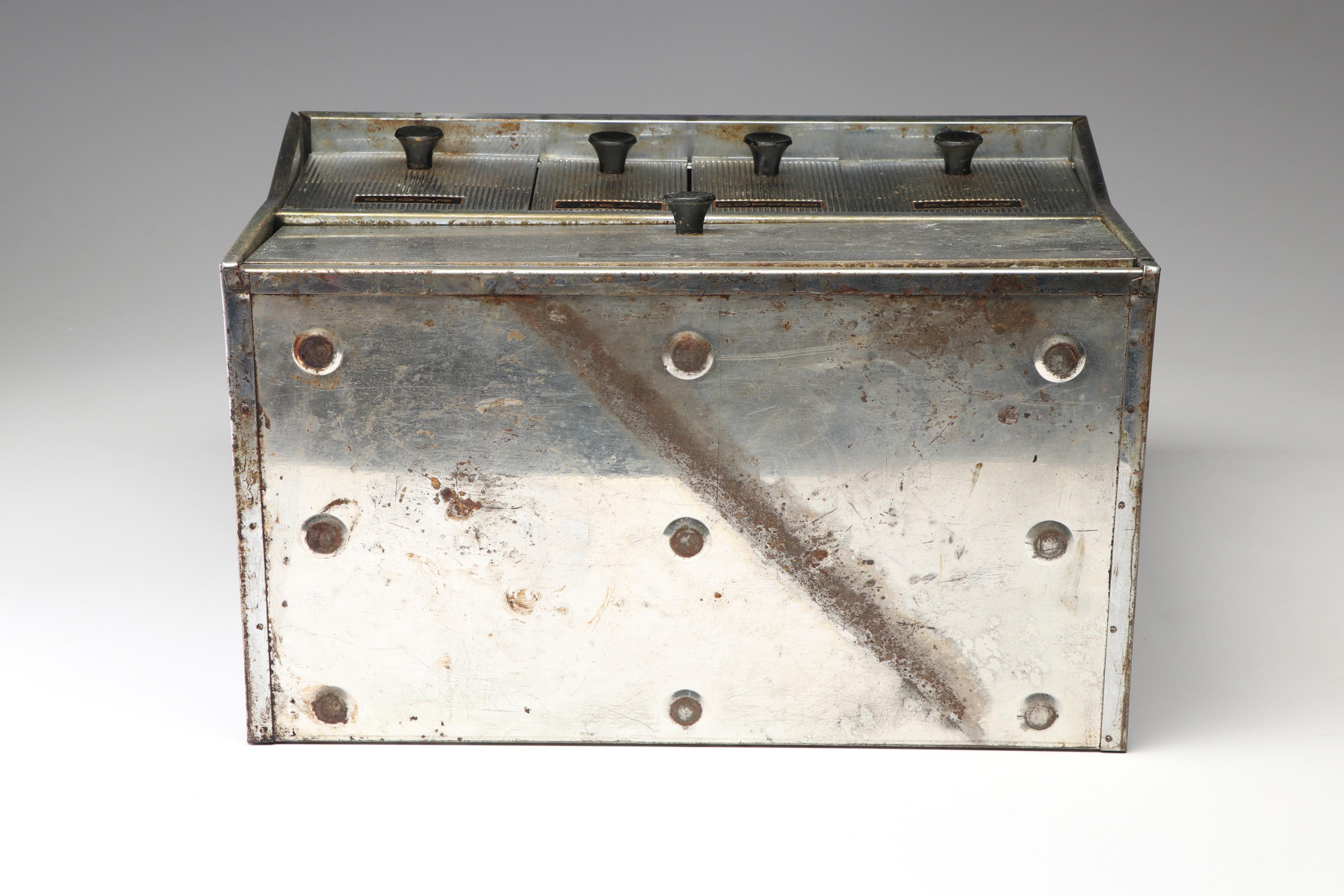 Krestline Bread Box by Speco Products with Storage Drawers, Mid-Century