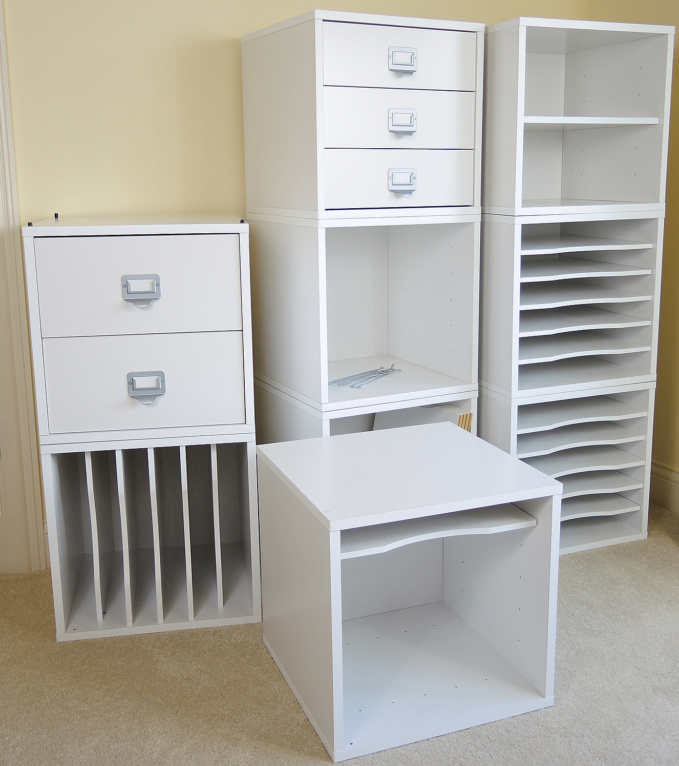 Nine Piece Cubicle Craft Organizer