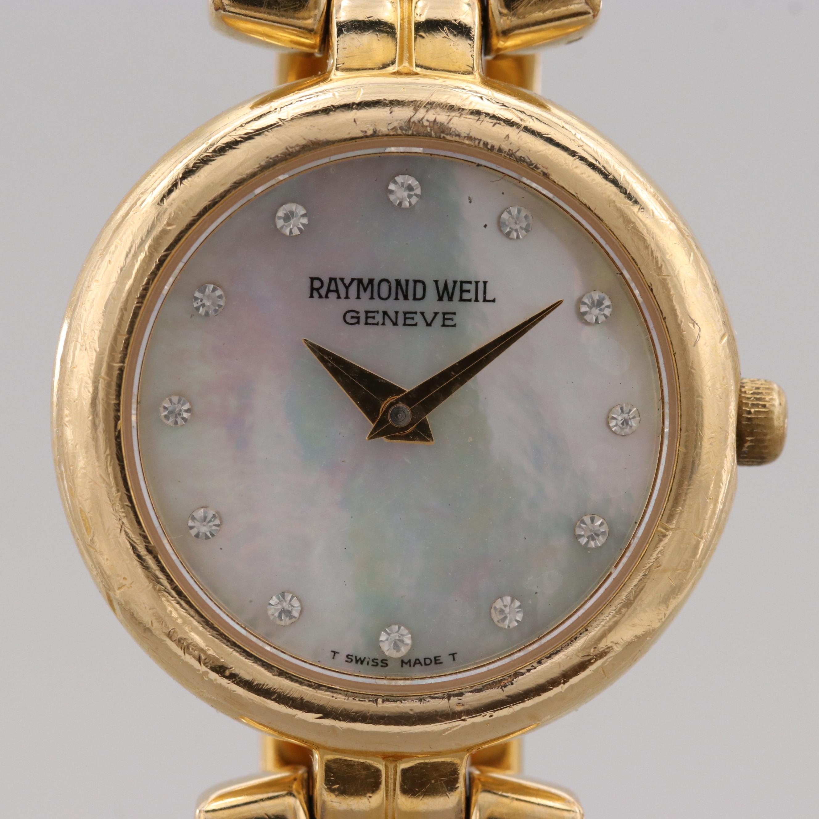 Raymond Weil Quartz Watch With Mother of Pearl Dial