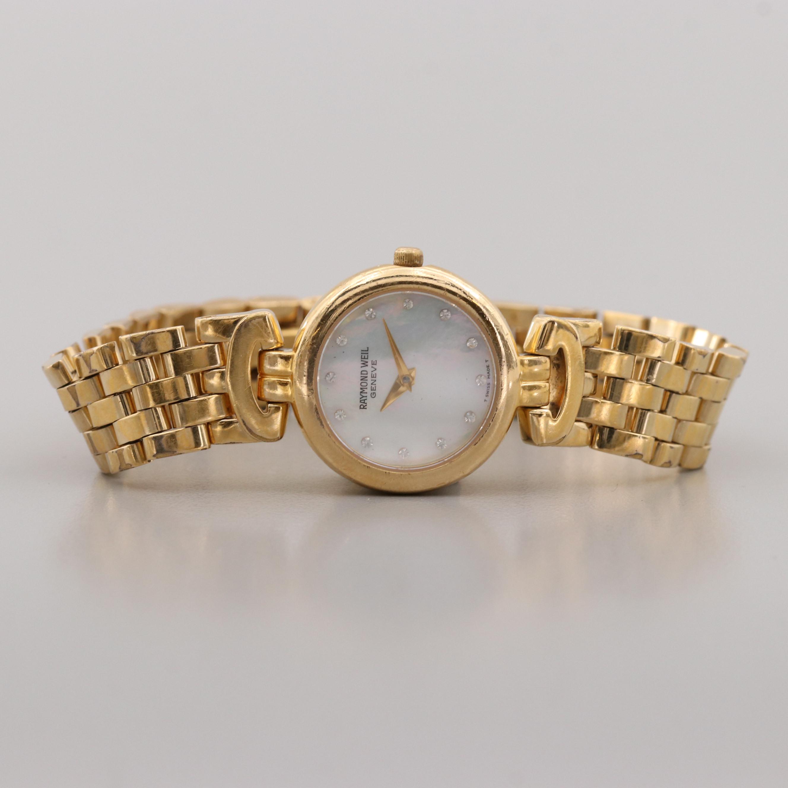 Raymond Weil Quartz Watch With Mother of Pearl Dial