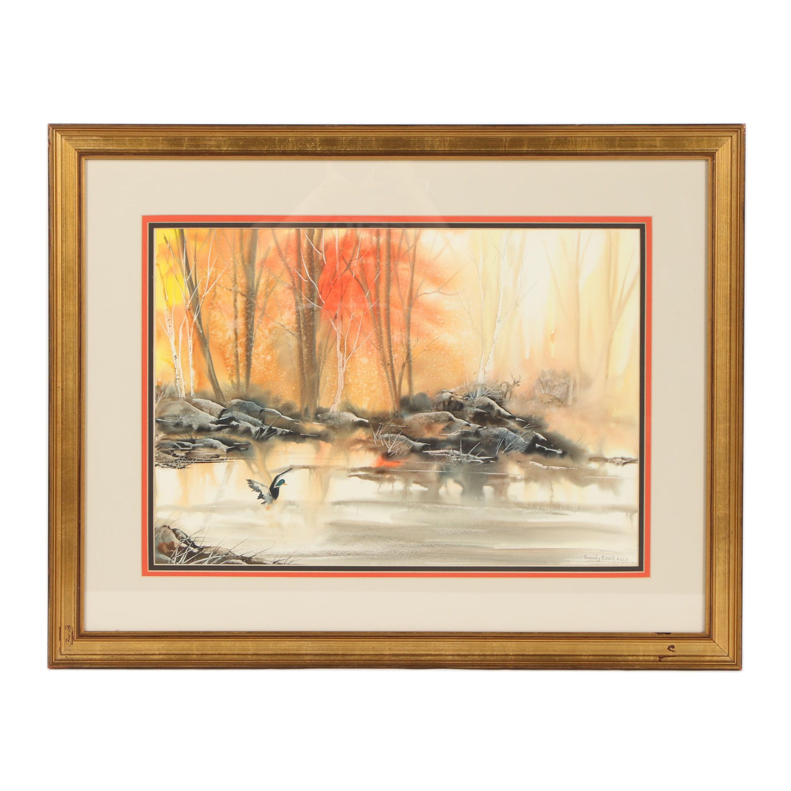 Sandy Ezell Watercolor Painting