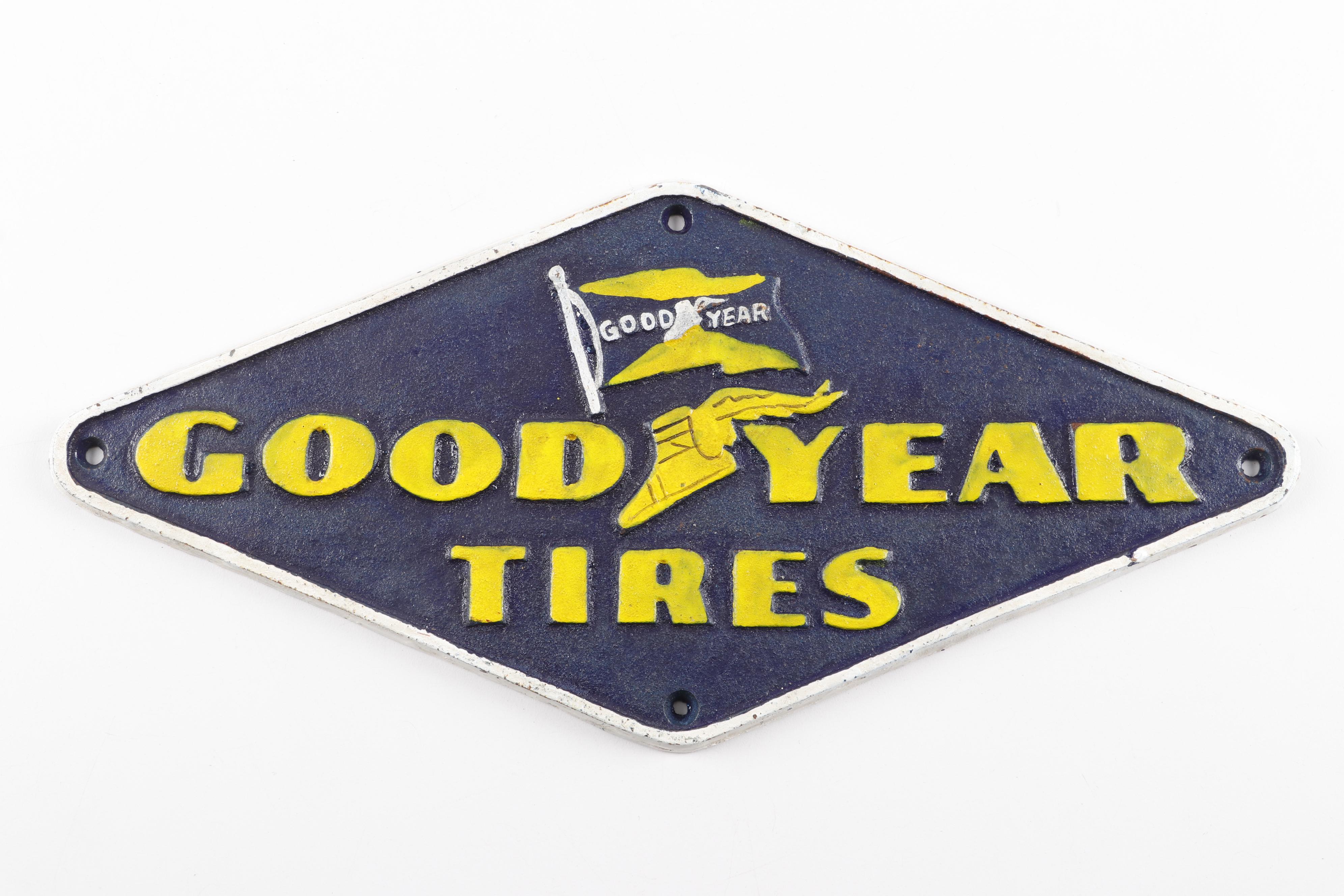Cast Iron Reproduction Automotive Signs