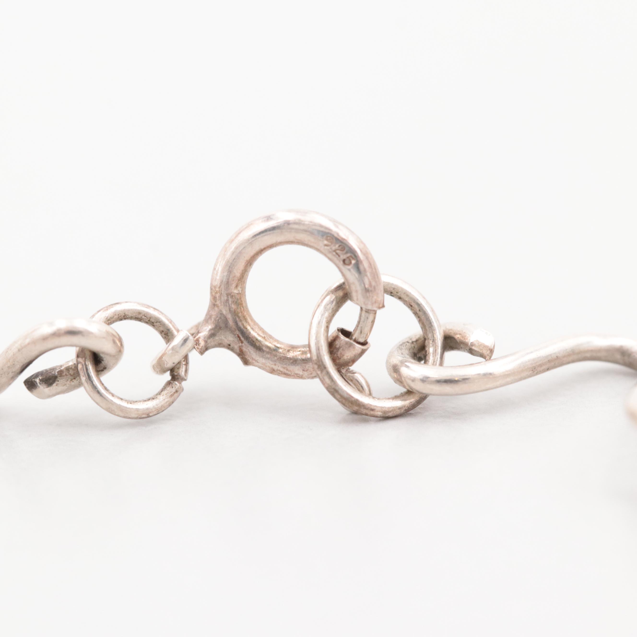 Sterling Silver Cultured Pearl Bracelet