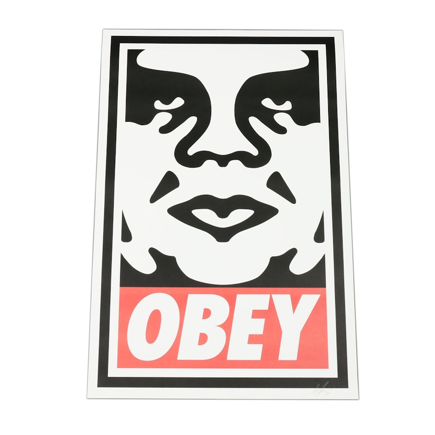 Shepard Fairey Offset Print "Obey Face"