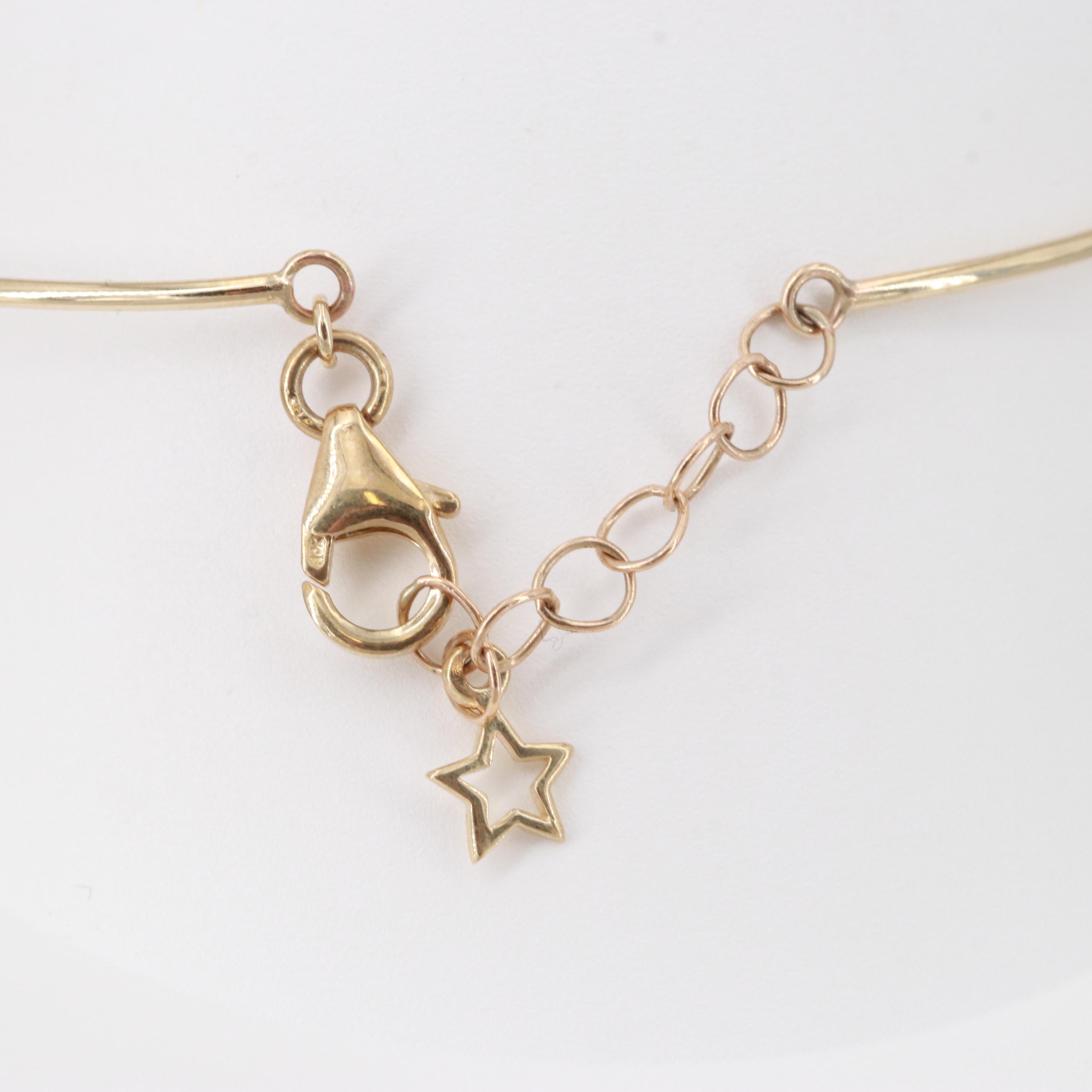 10K Yellow Gold Diamond Evil Eye Bracelet
