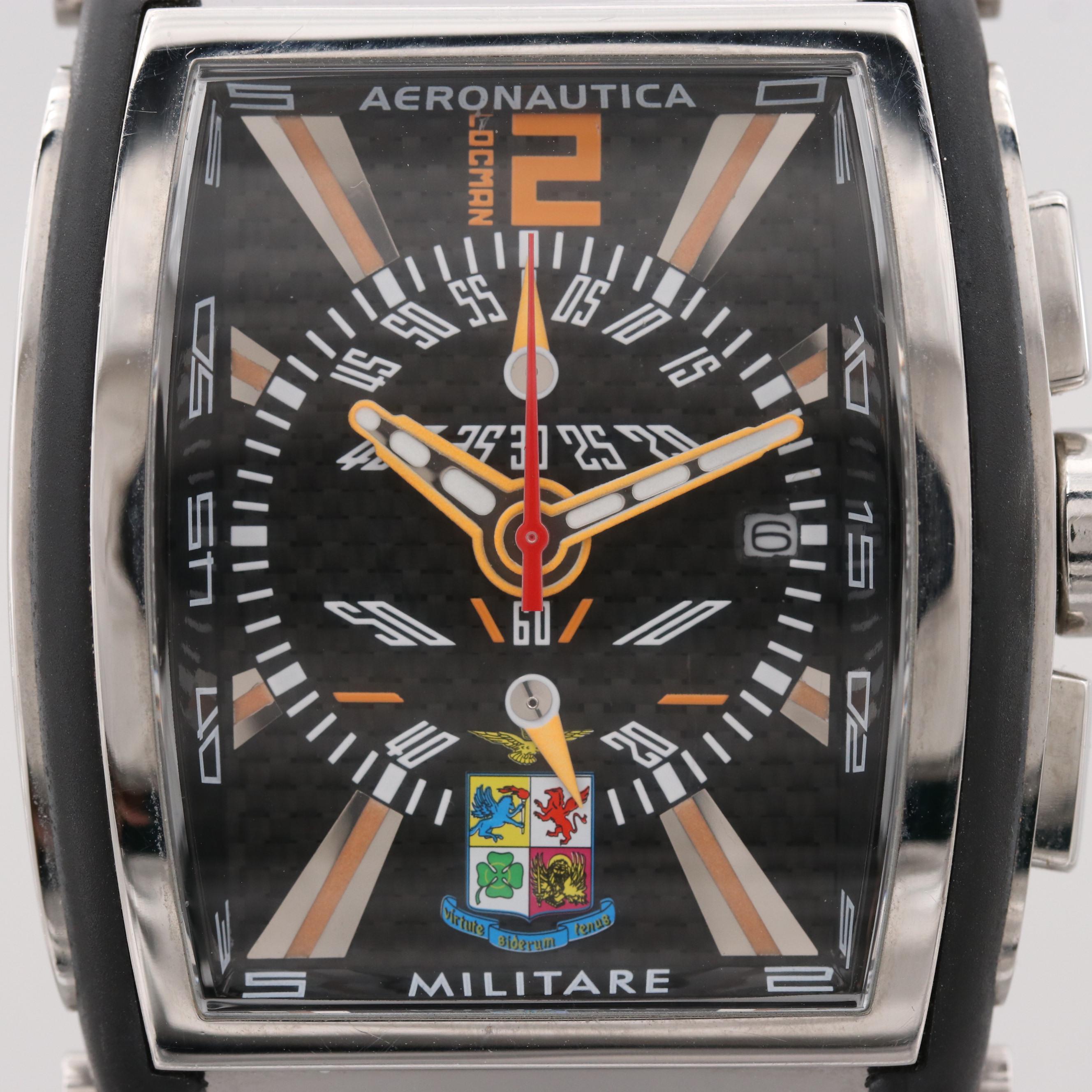 Locman Aeronautica Militare Limited Edition Titanium Chronograph Watch
