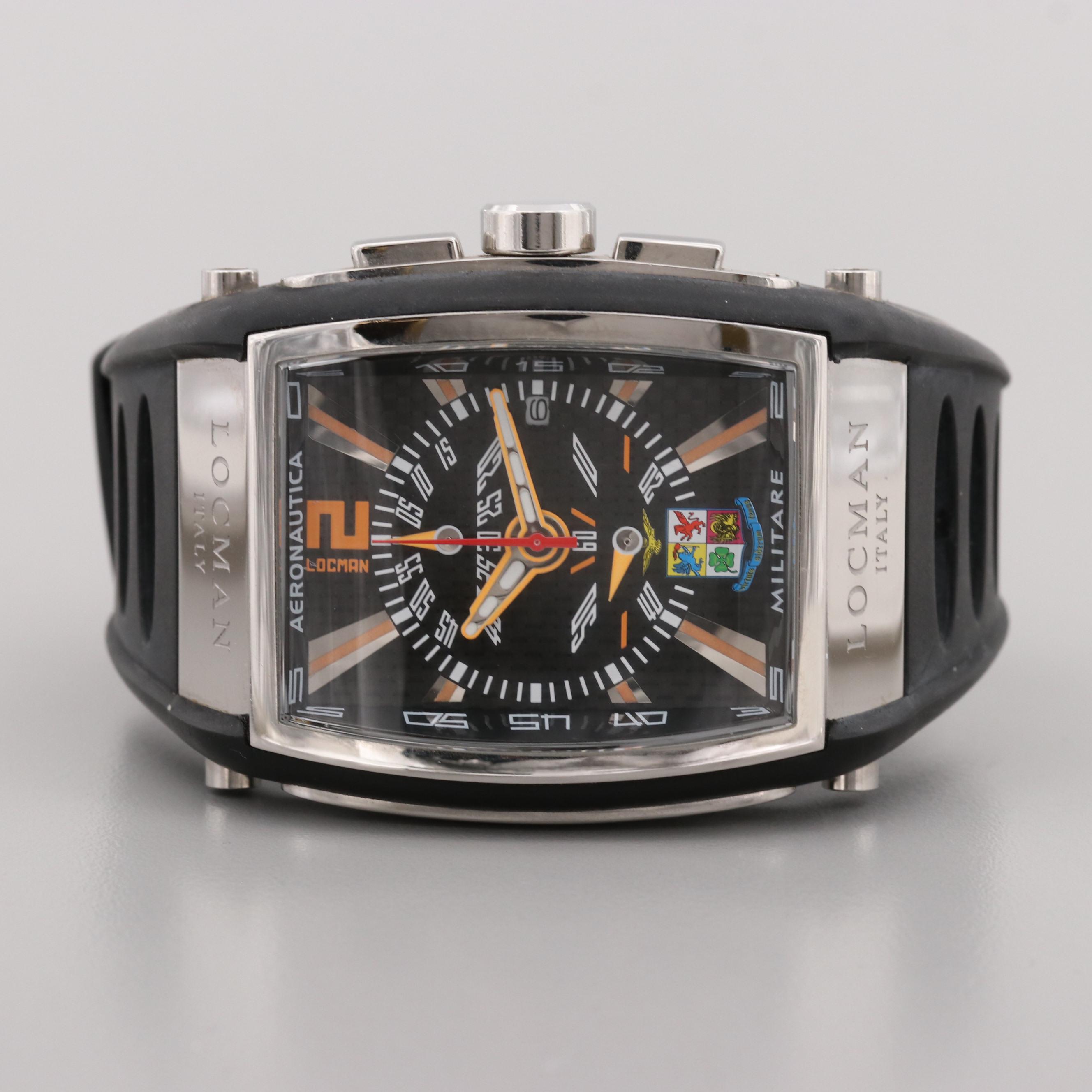 Locman Aeronautica Militare Limited Edition Titanium Chronograph Watch