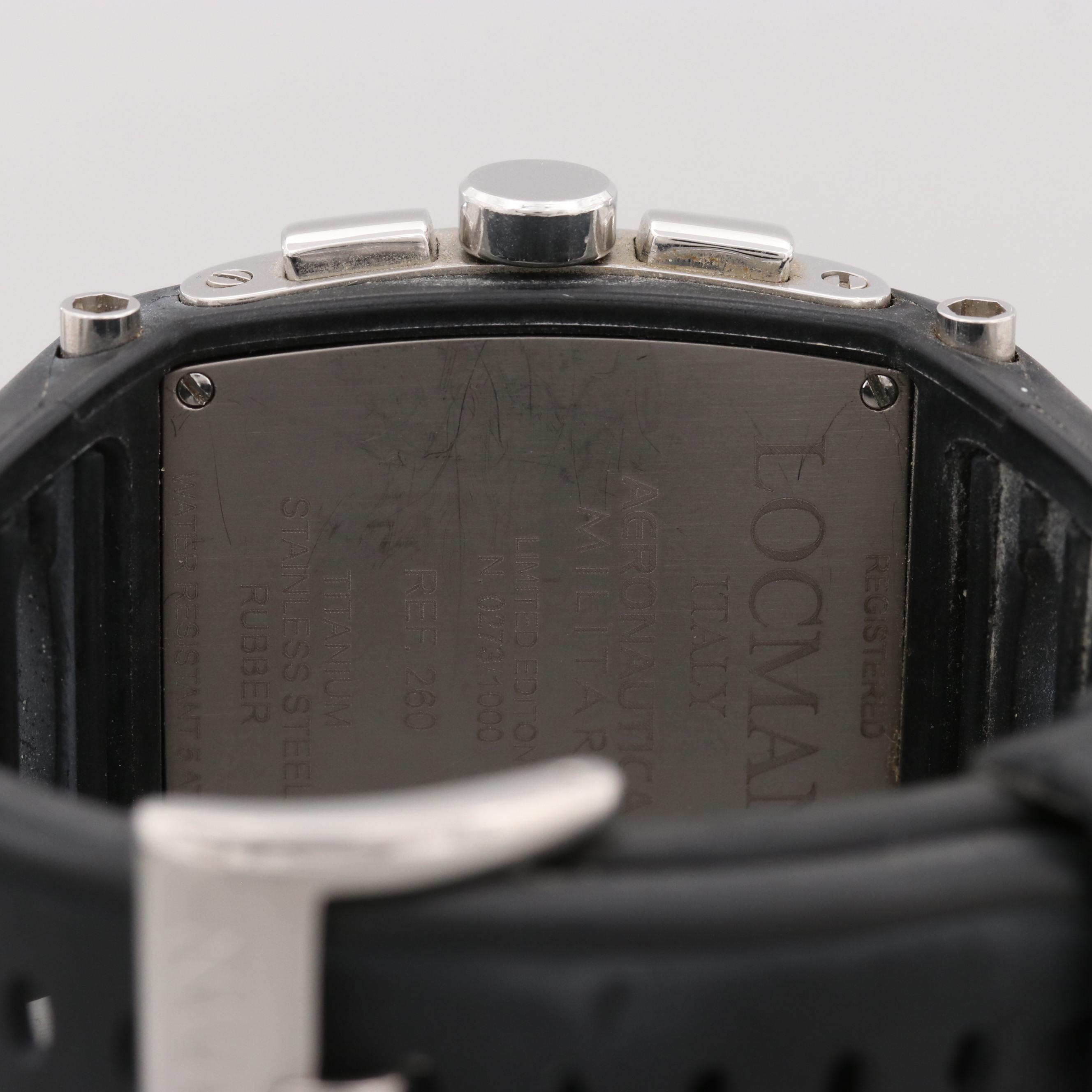 Locman Aeronautica Militare Limited Edition Titanium Chronograph Watch