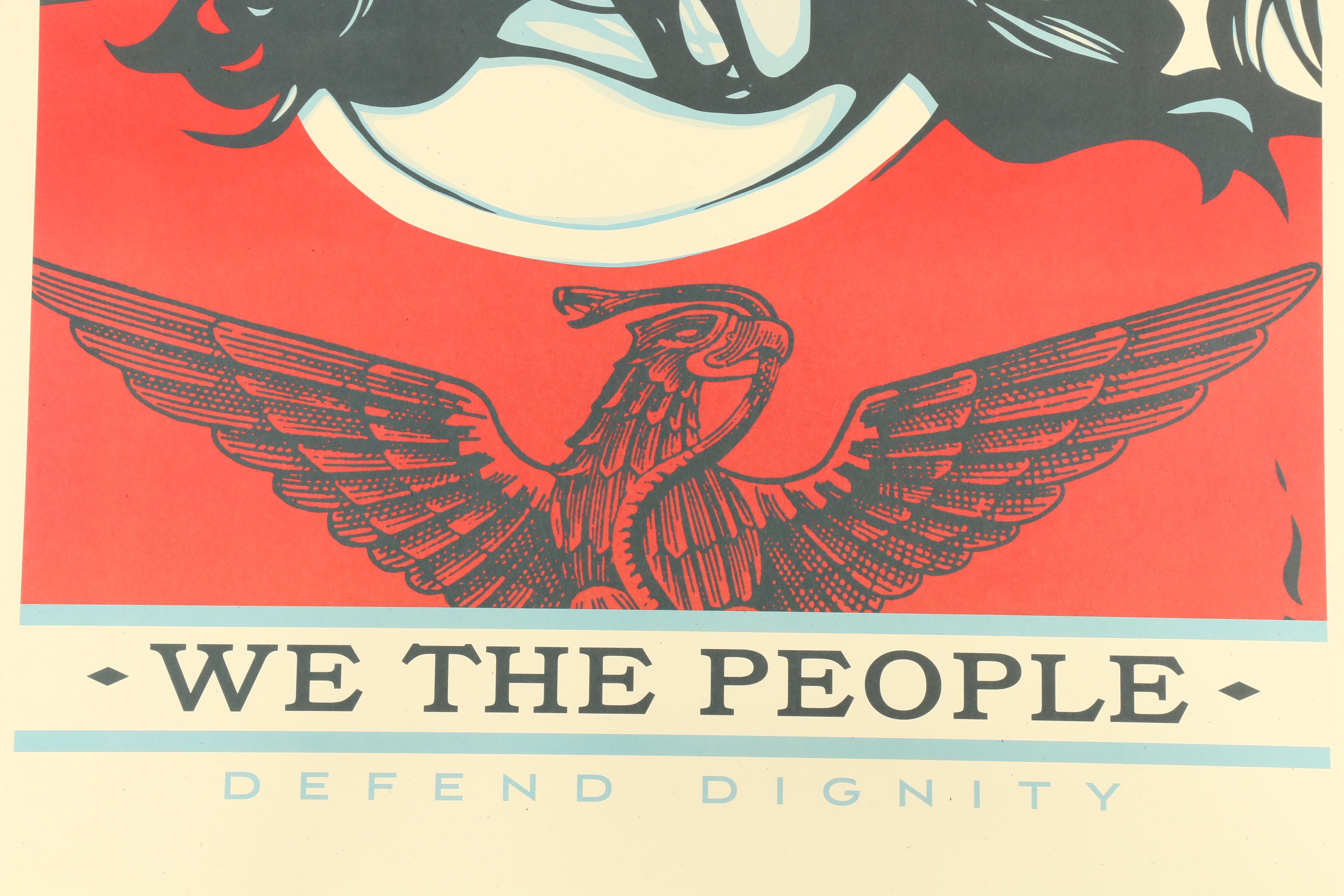 Shepard Fairey Offset Prints on Paper "We the People"