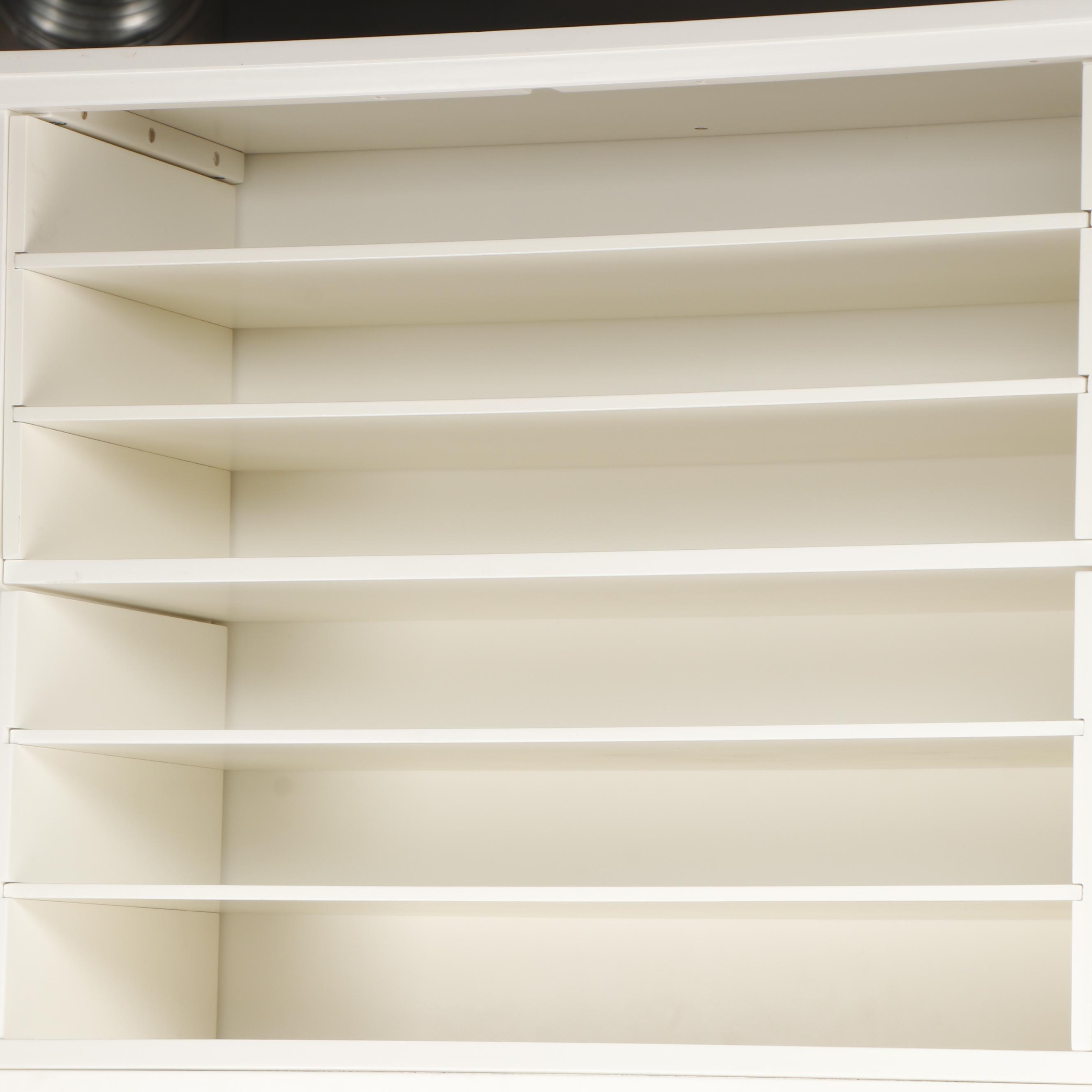 Contemporary Pottery Barn Kids Modular White Shelving