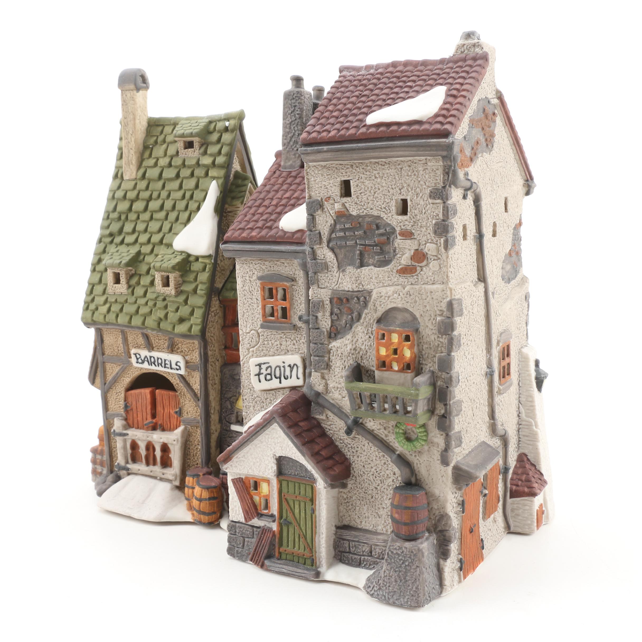 Dept. 56 "Dickens' Village" Series Buildings Including "Oliver Twist"