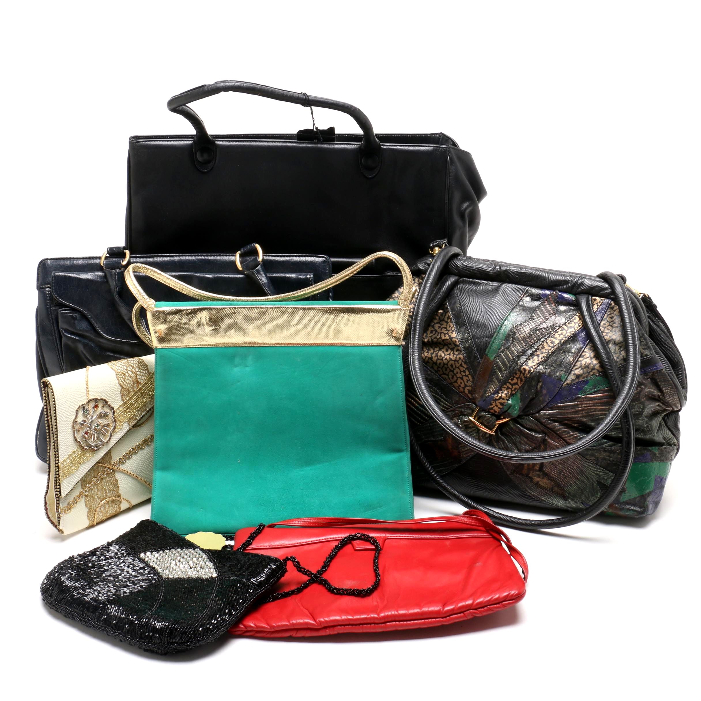 Zenith, La Regale and Other Leather Shoulder and Evening Bags