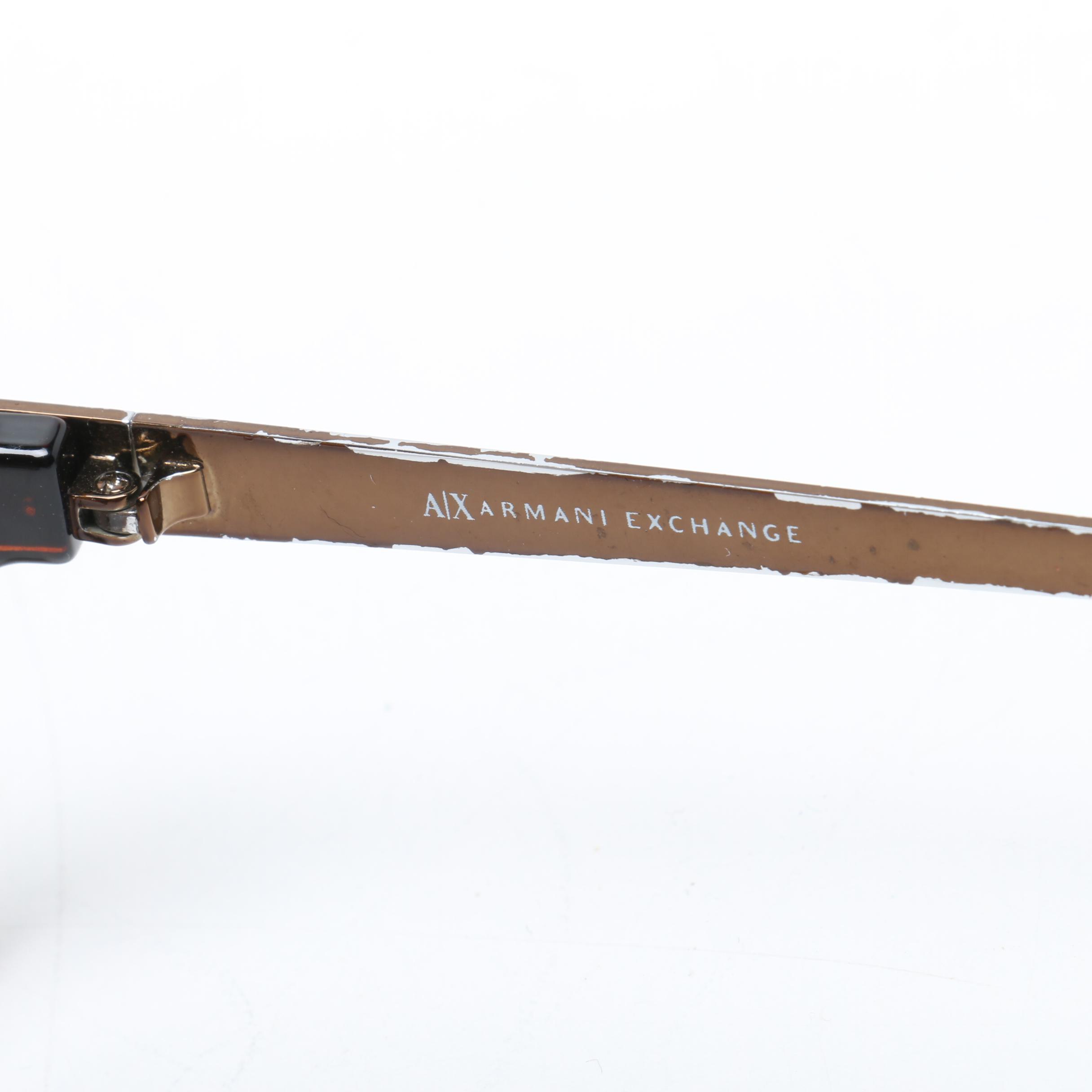 Joop Python Snakeskin and Leather Gloves and Armani Exchange Sunglasses