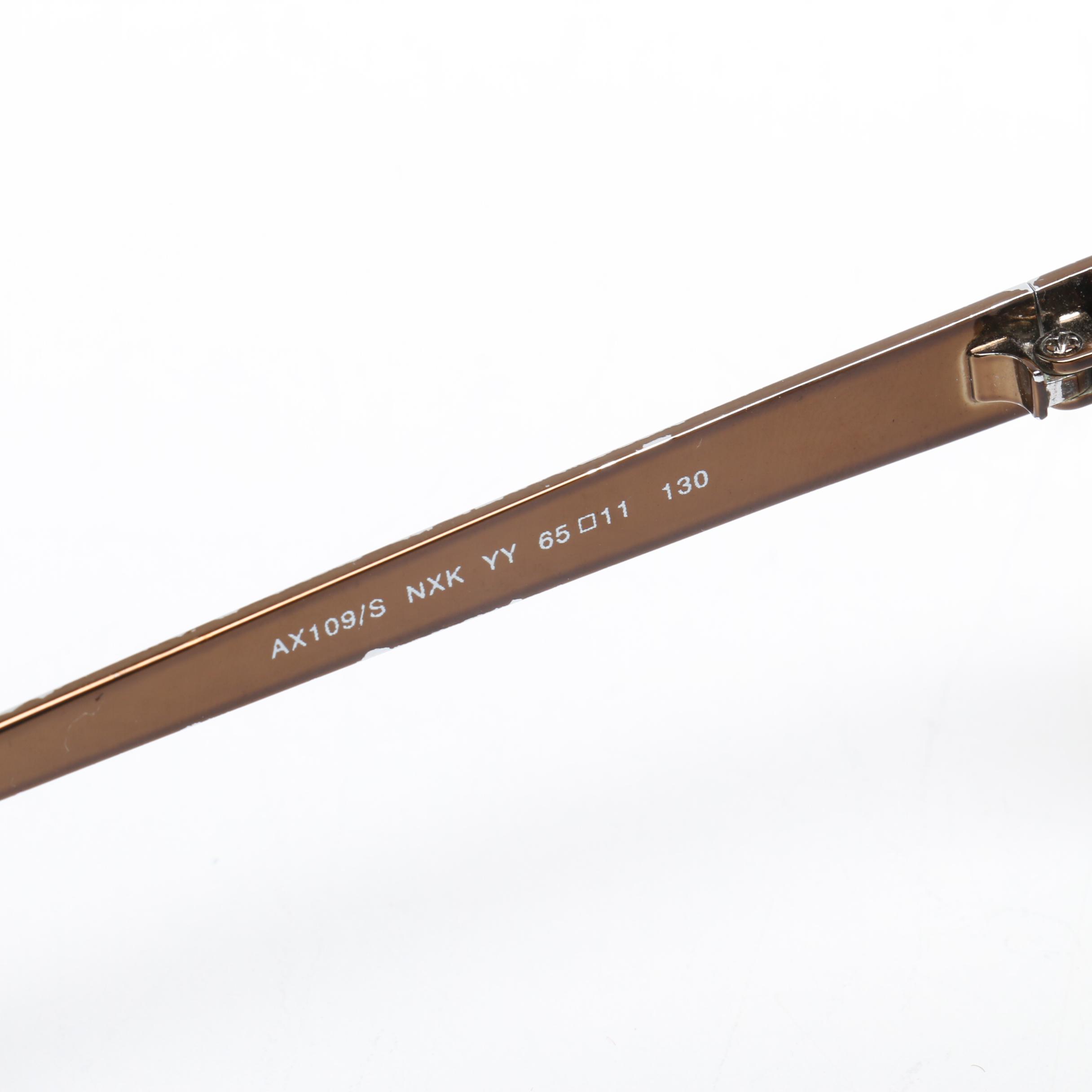 Joop Python Snakeskin and Leather Gloves and Armani Exchange Sunglasses