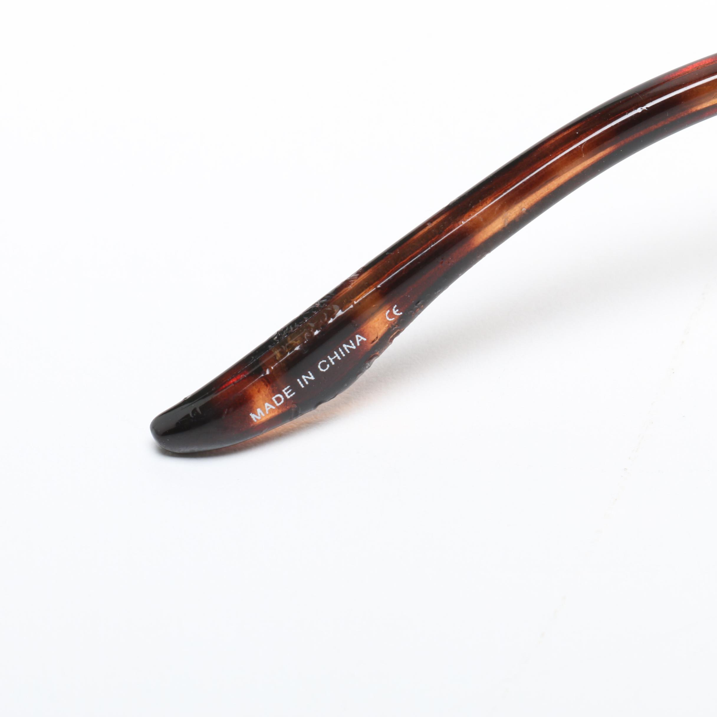 Joop Python Snakeskin and Leather Gloves and Armani Exchange Sunglasses