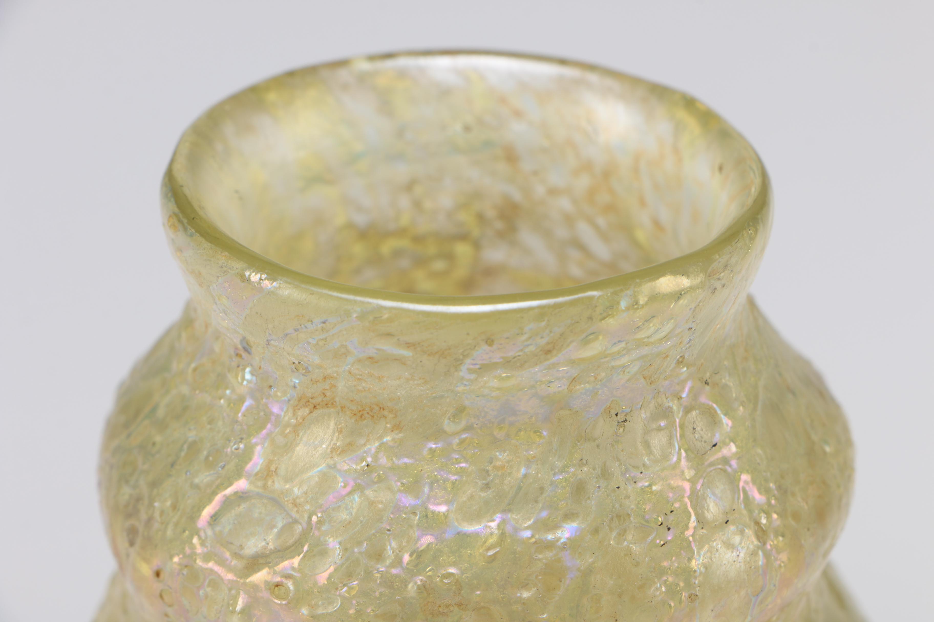 Louis Comfort Tiffany Favrile Art Glass Vase, Late 19th/Early 20th Century