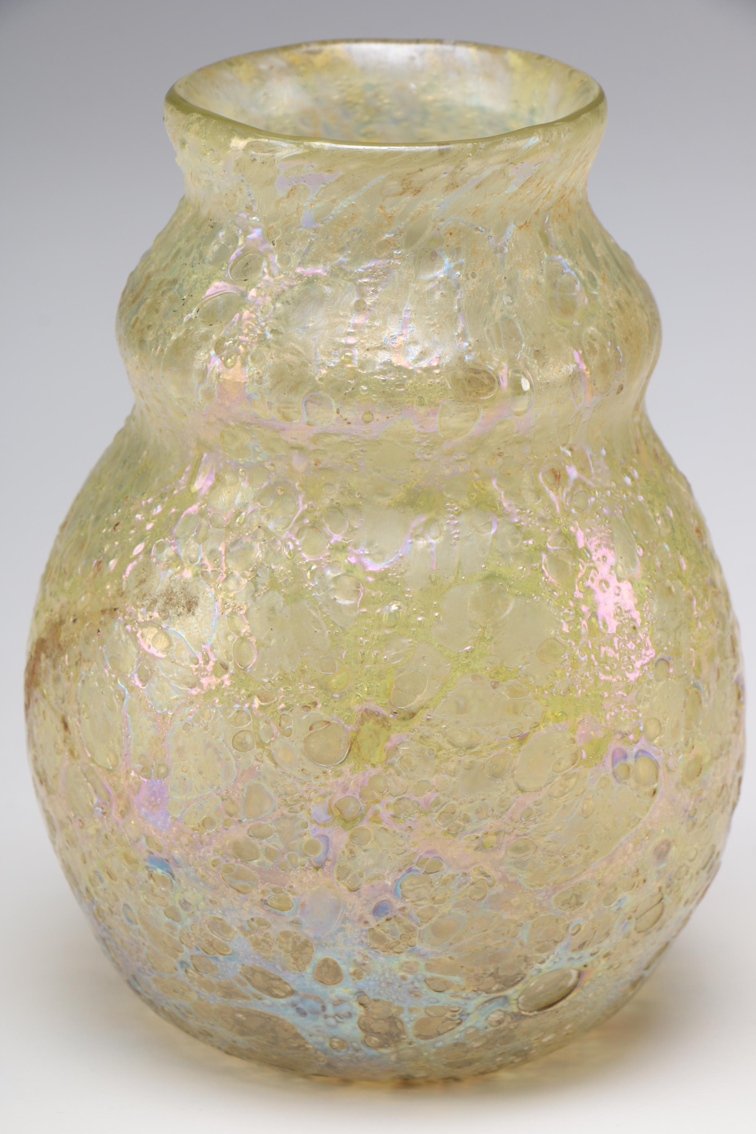 Louis Comfort Tiffany Favrile Art Glass Vase, Late 19th/Early 20th Century