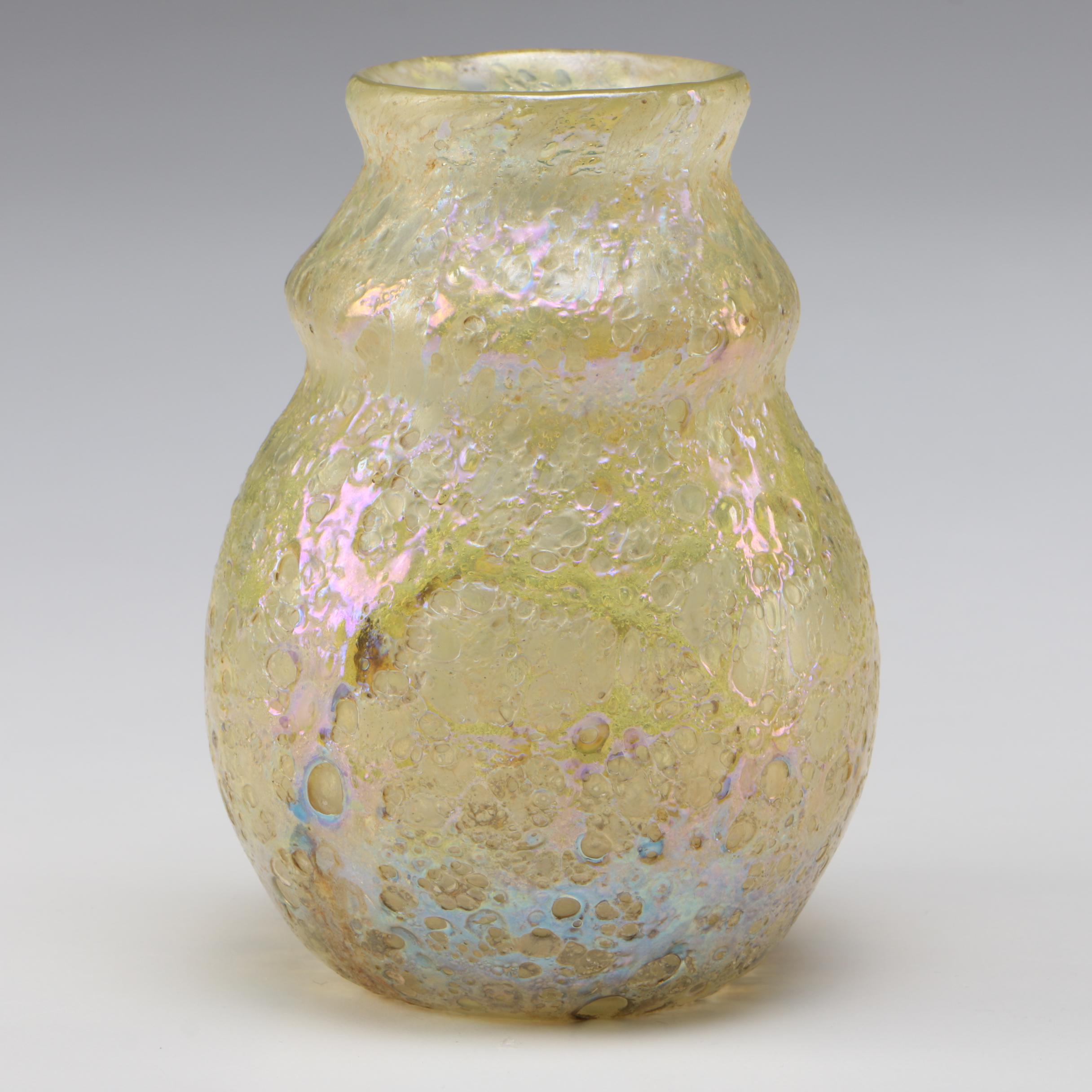 Louis Comfort Tiffany Favrile Art Glass Vase, Late 19th/Early 20th Century