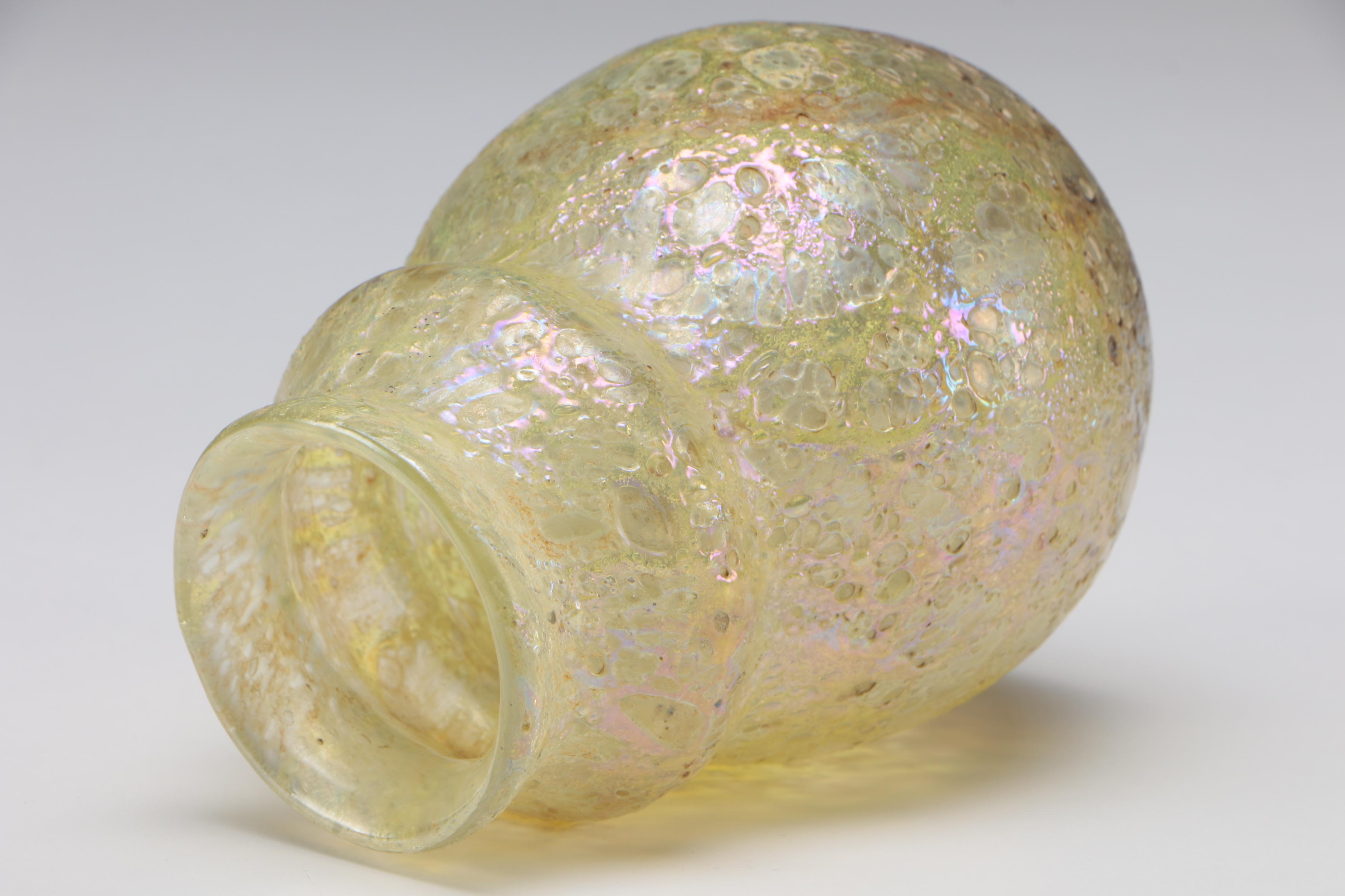 Louis Comfort Tiffany Favrile Art Glass Vase, Late 19th/Early 20th Century