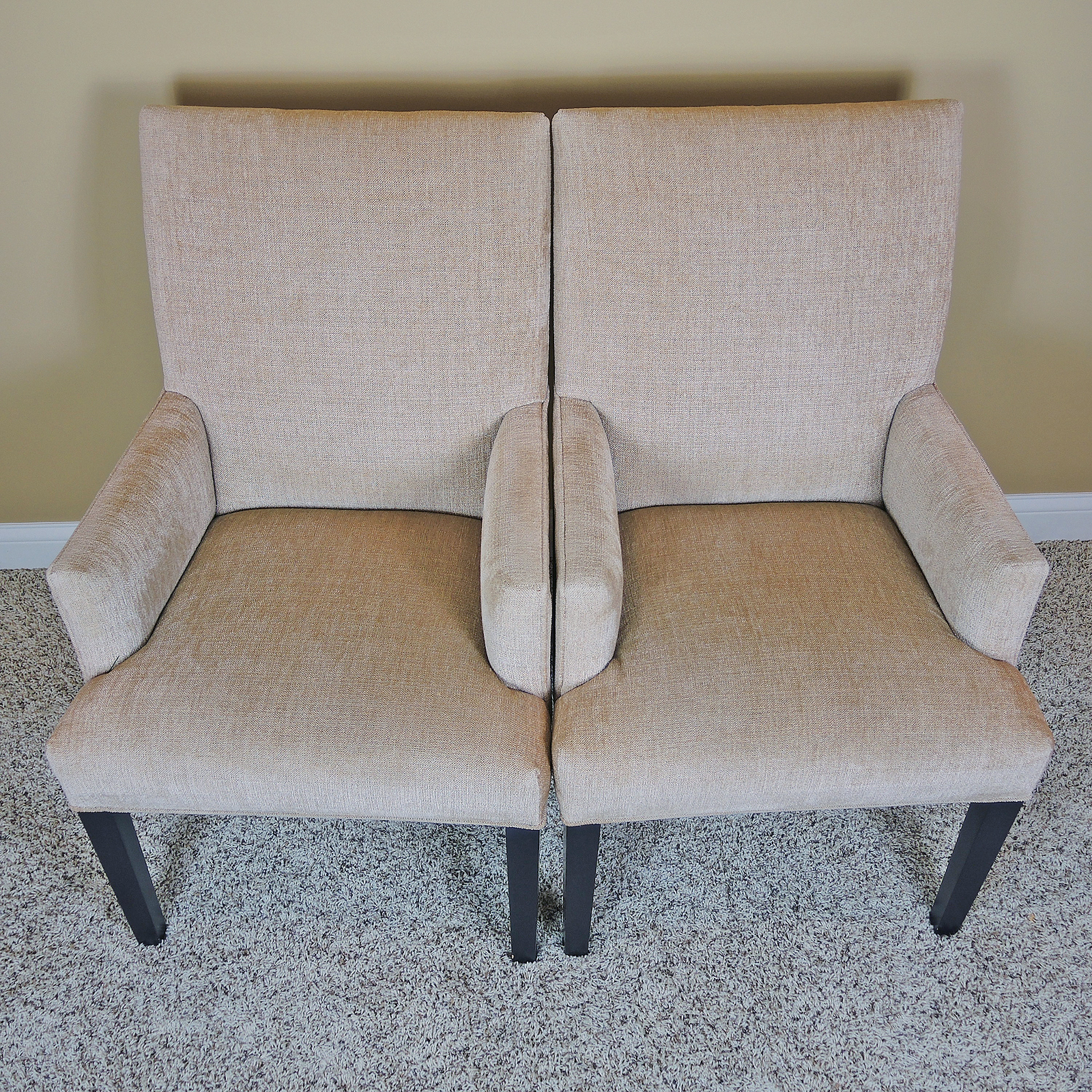 Ethan Allen Upholstered Armchairs, Contemporary