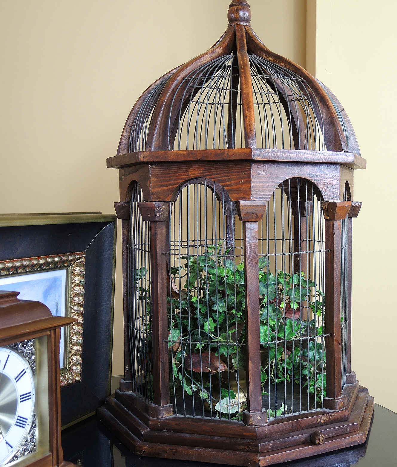 Offset Lithograph after Samuel Prout, Decorative Table Decor with Bird Cage