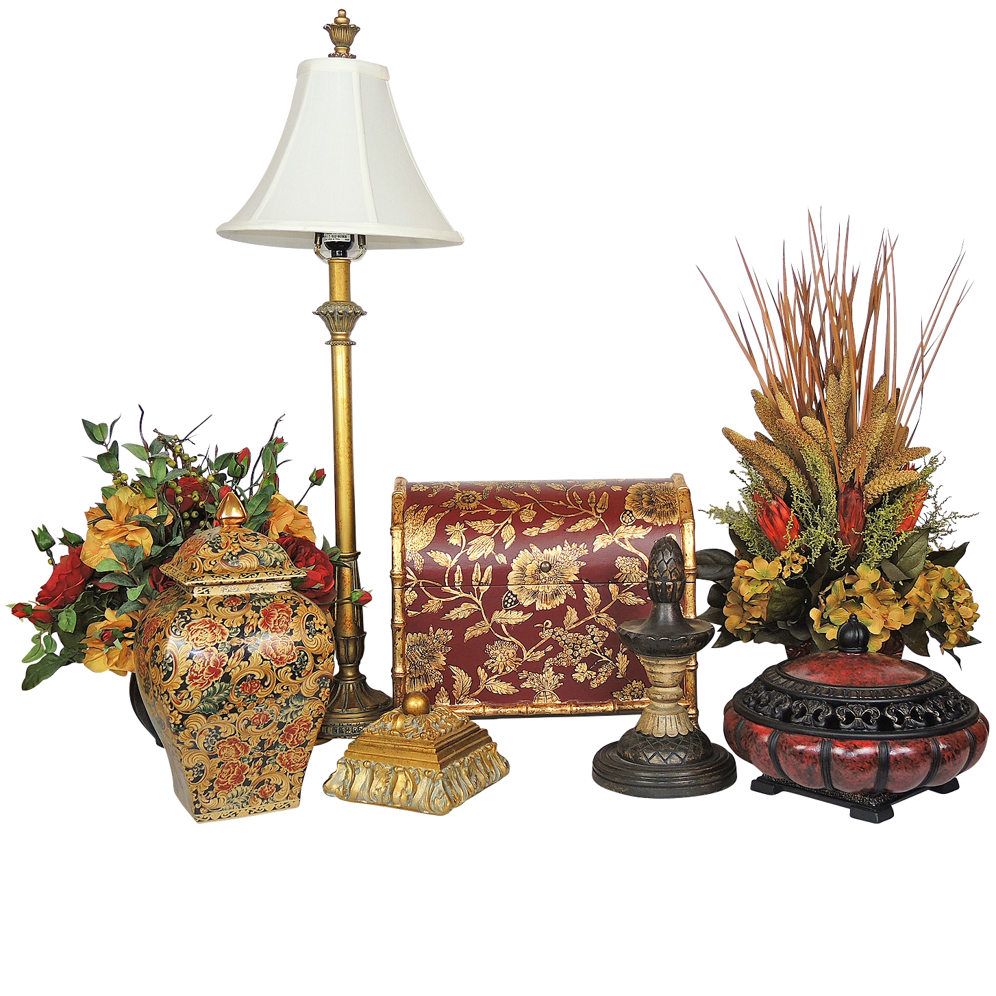 Berman Candlestick Lamp and Home Accents