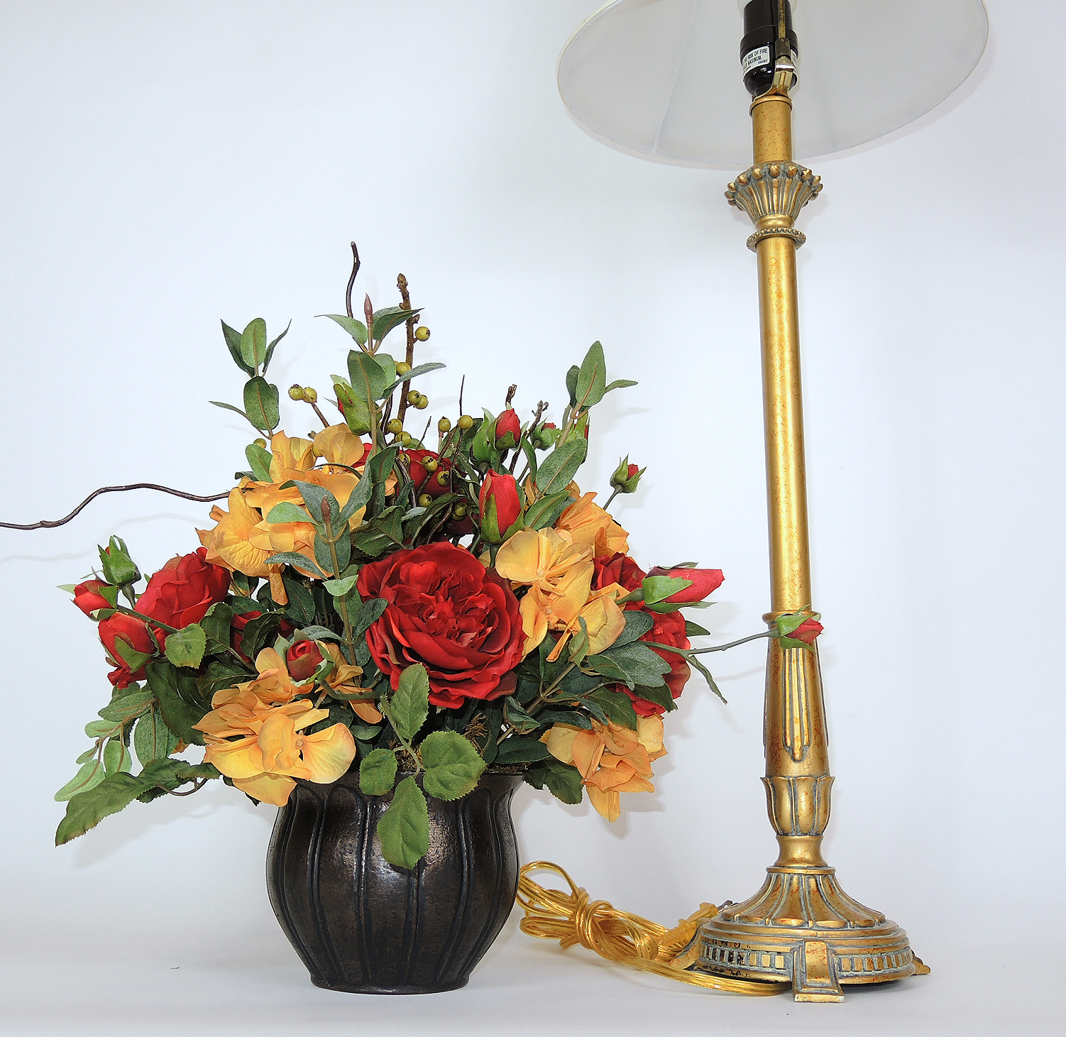 Berman Candlestick Lamp and Home Accents