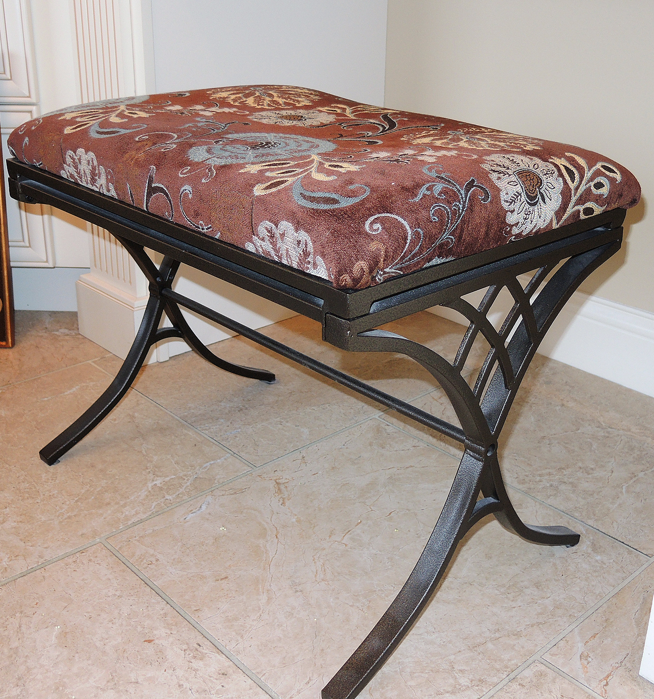 Pottery Barn Jewelry Box, Floral Arrangements and Cheyenne Furnishings Bench