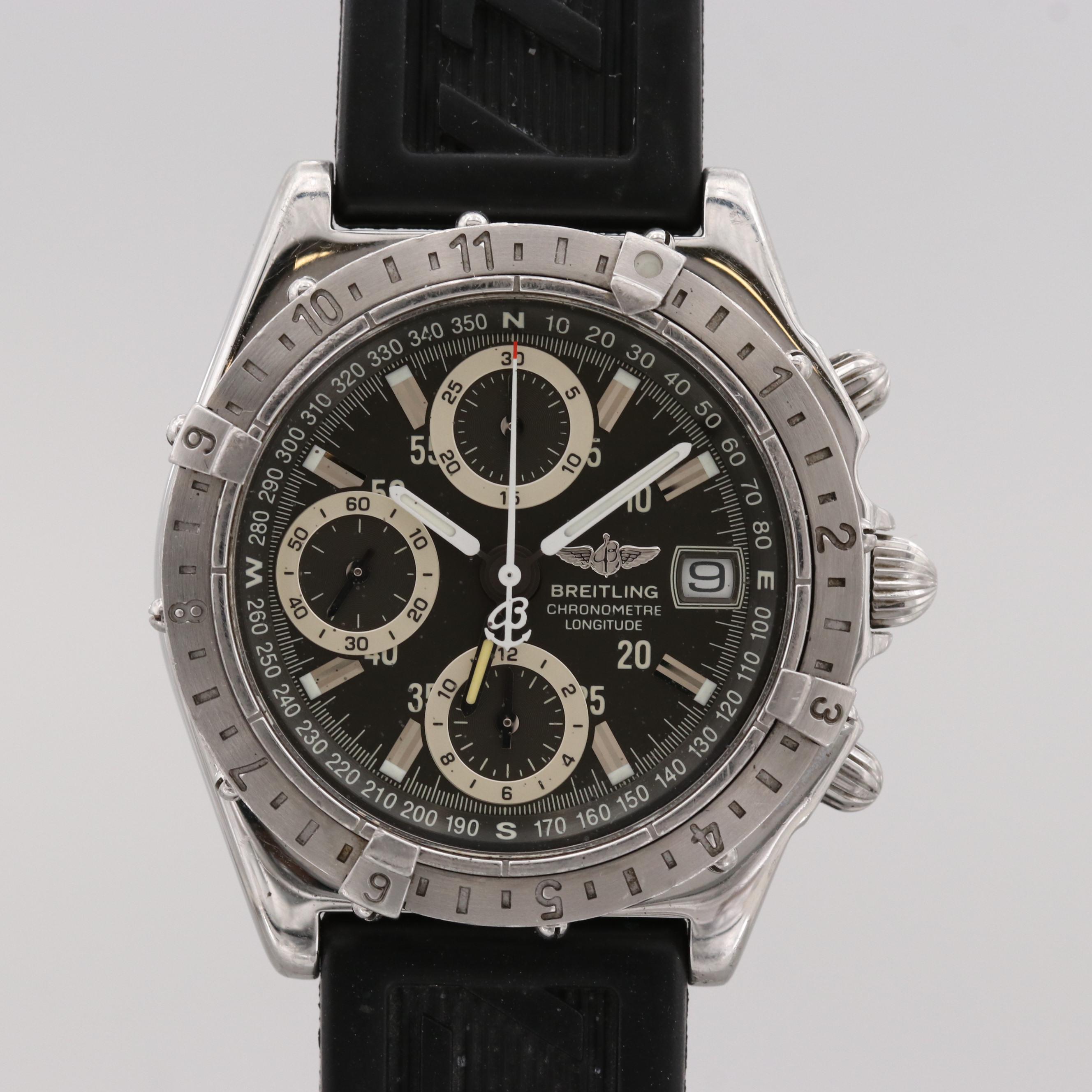 Breitling Chronomat Longitude Stainless Steel Automatic Chronograph Watch