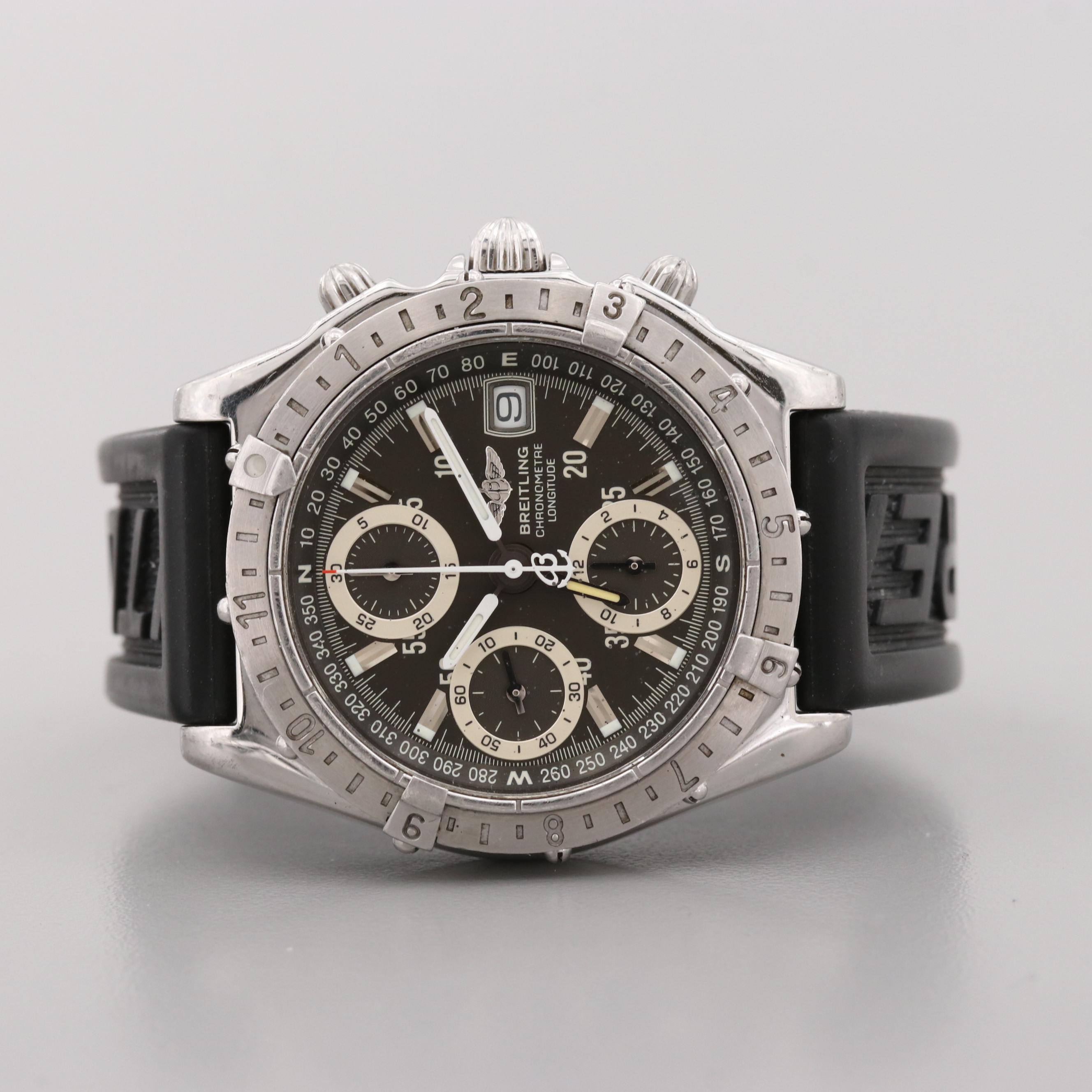Breitling Chronomat Longitude Stainless Steel Automatic Chronograph Watch