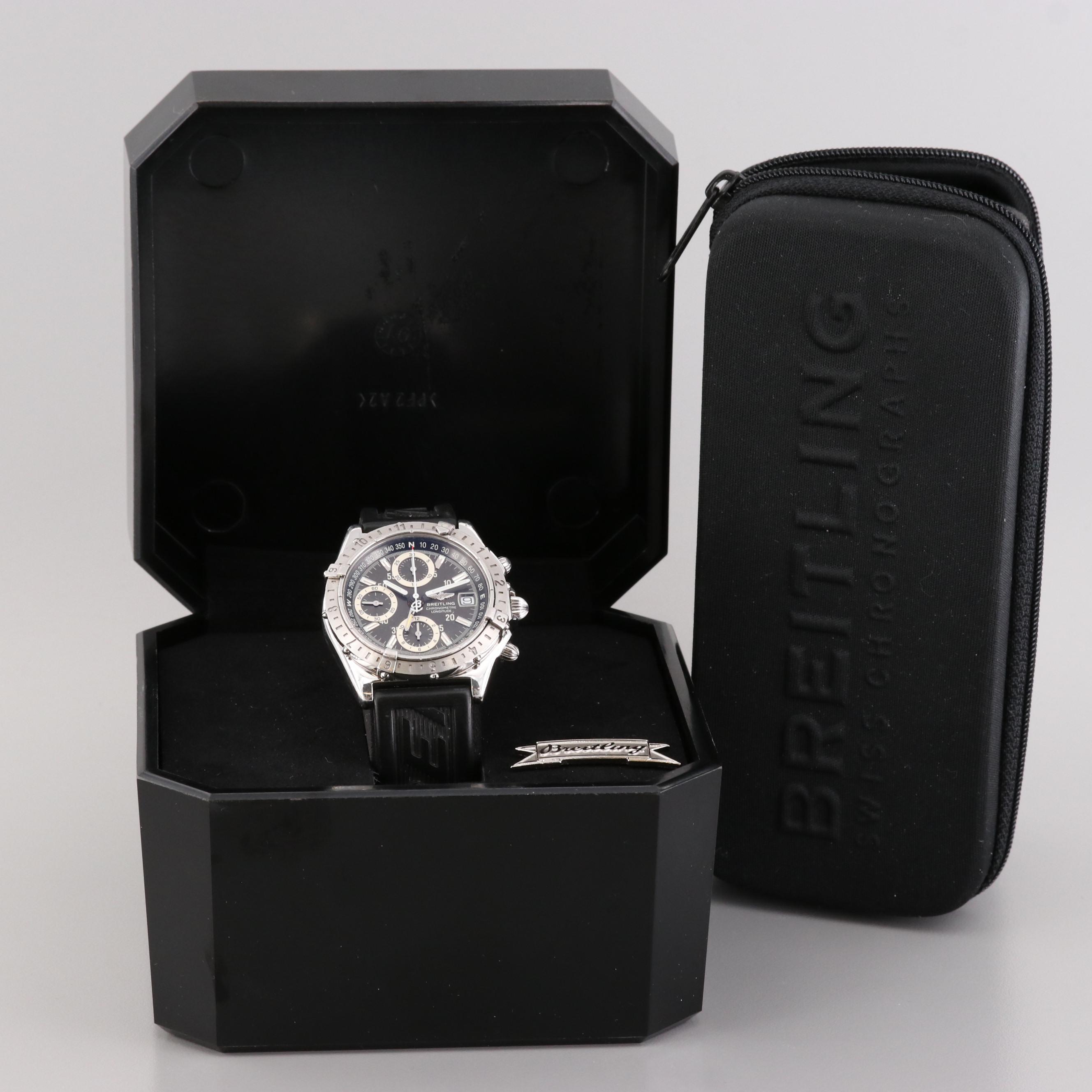Breitling Chronomat Longitude Stainless Steel Automatic Chronograph Watch