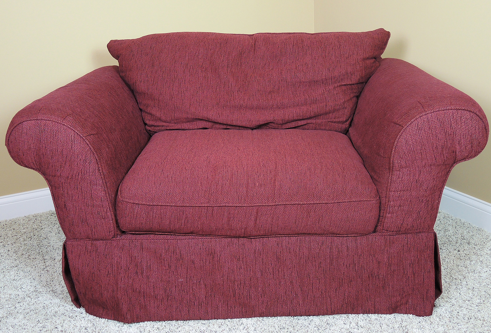 Sofa Express Over Stuffed Armchair and Ottoman