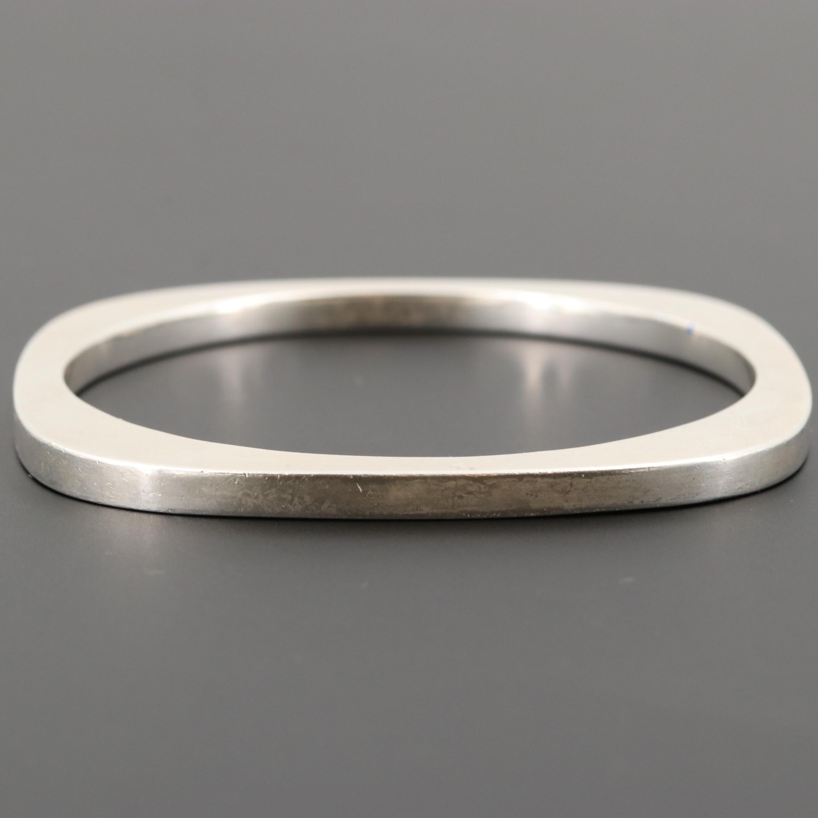 Taxco Sterling Silver Bangle Bracelet