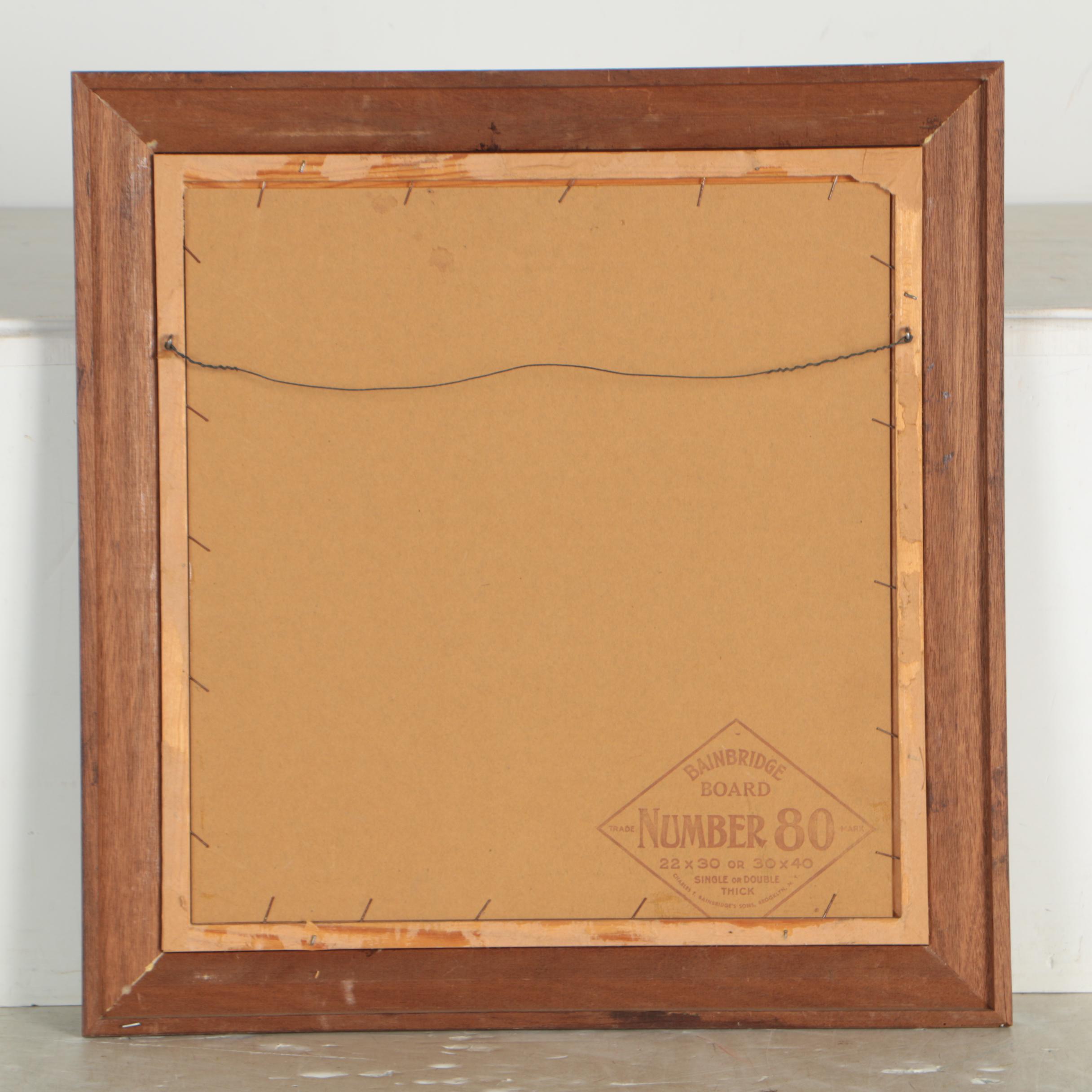 Eldridge A. Burbank Oil Painting "Chief Red Tomahawk", circa 1924