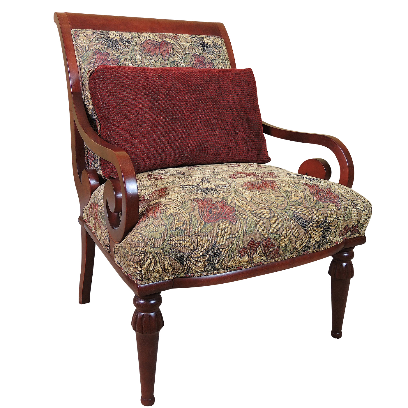 Contemporary Wood Framed Armchair
