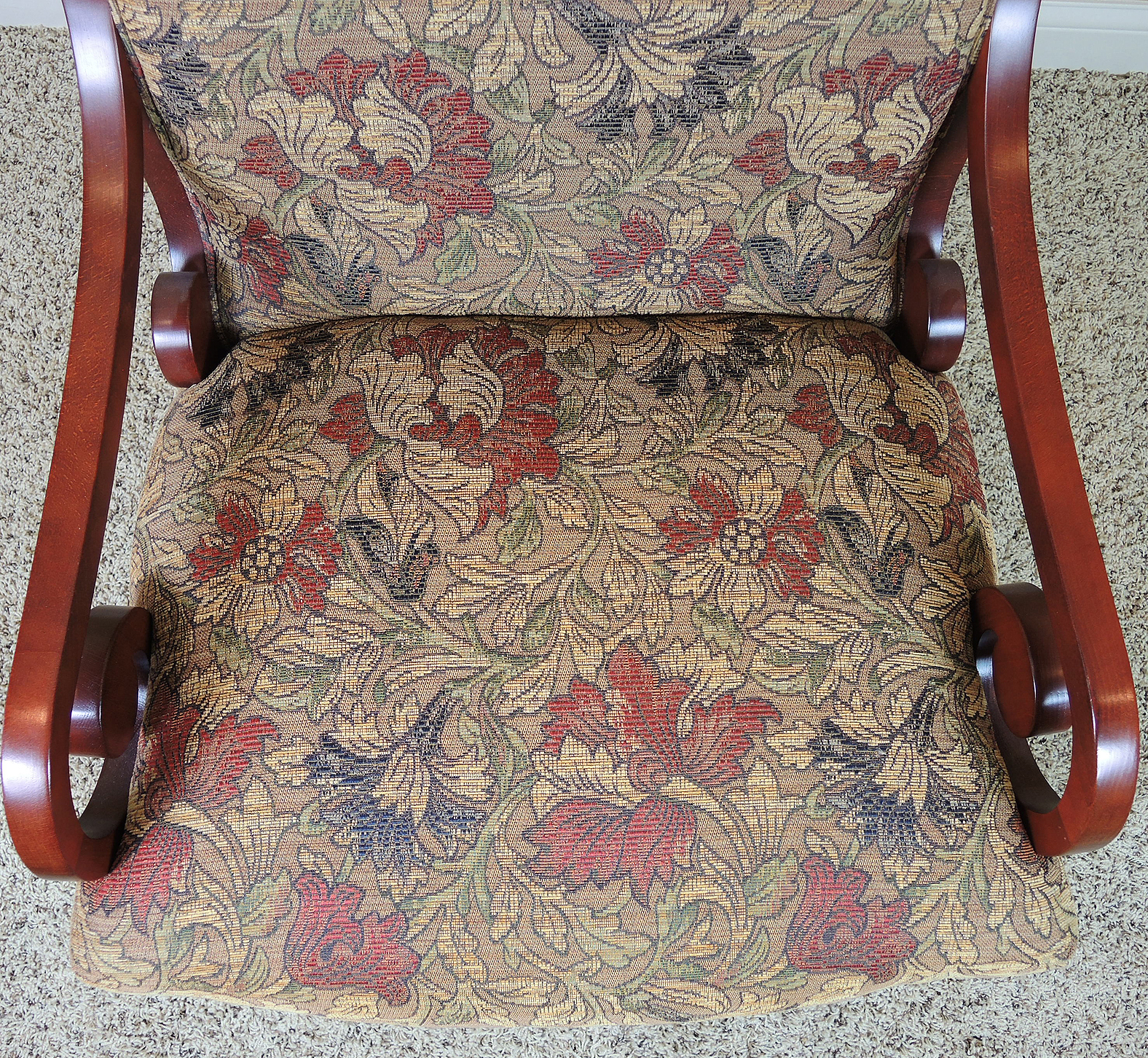 Contemporary Wood Framed Armchair