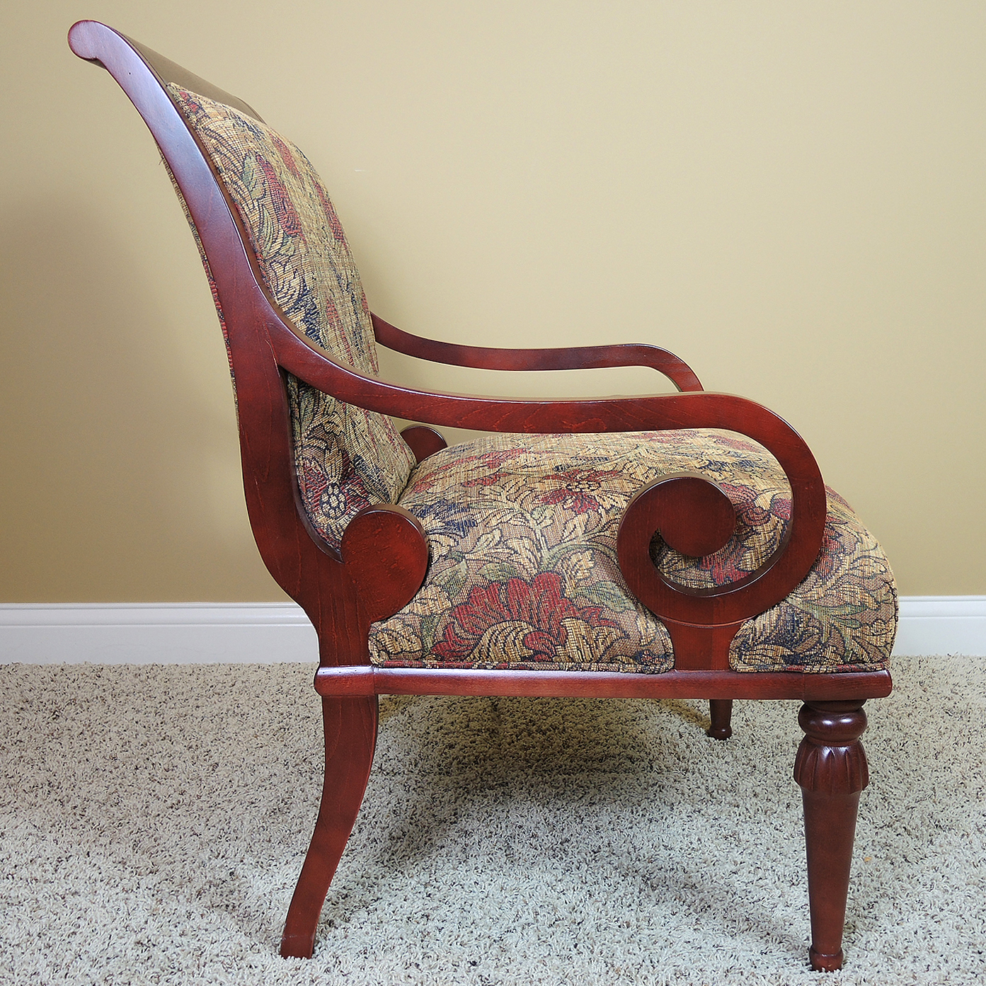 Contemporary Wood Framed Armchair