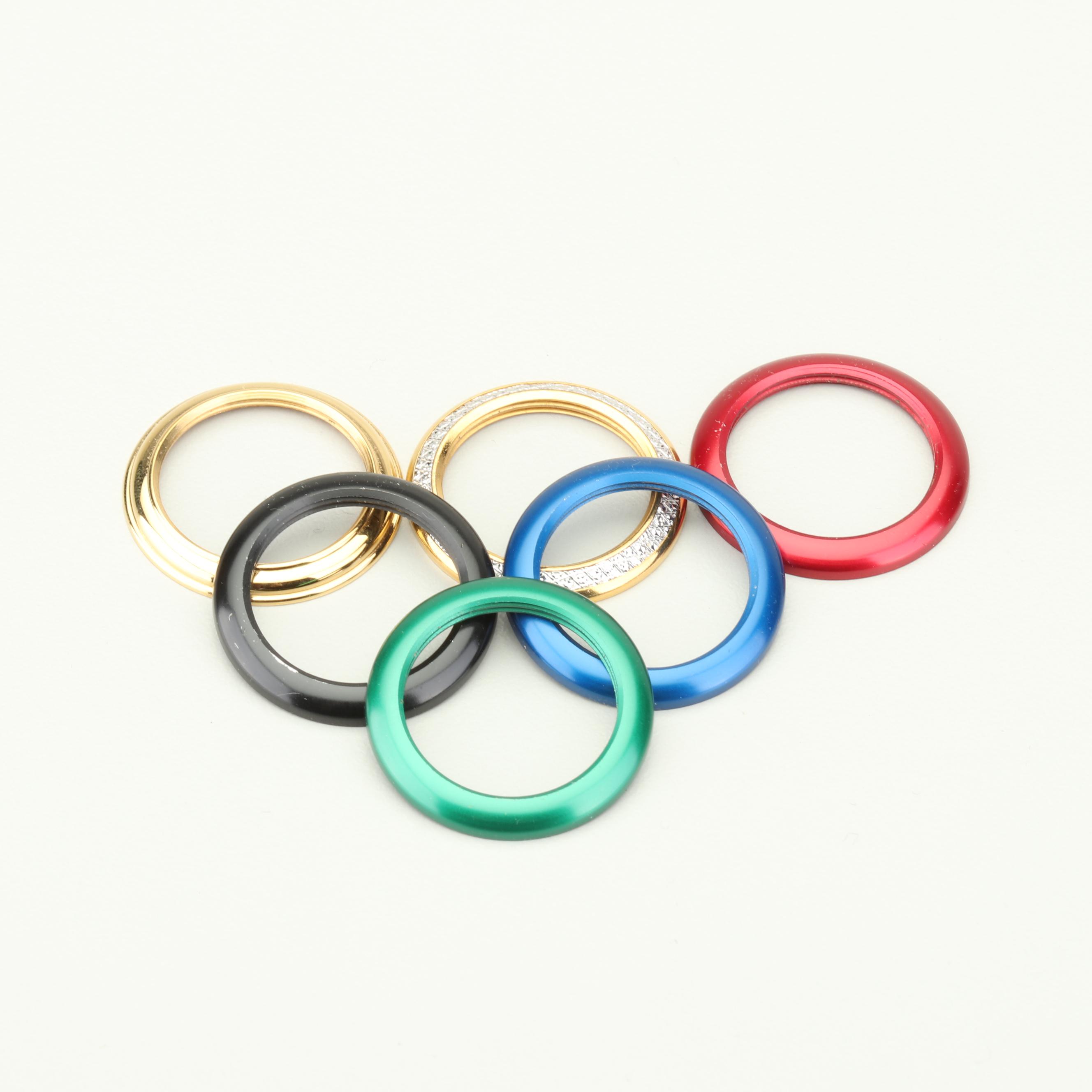 Gucci Gold Tone Watch with Interchangeable Bezels