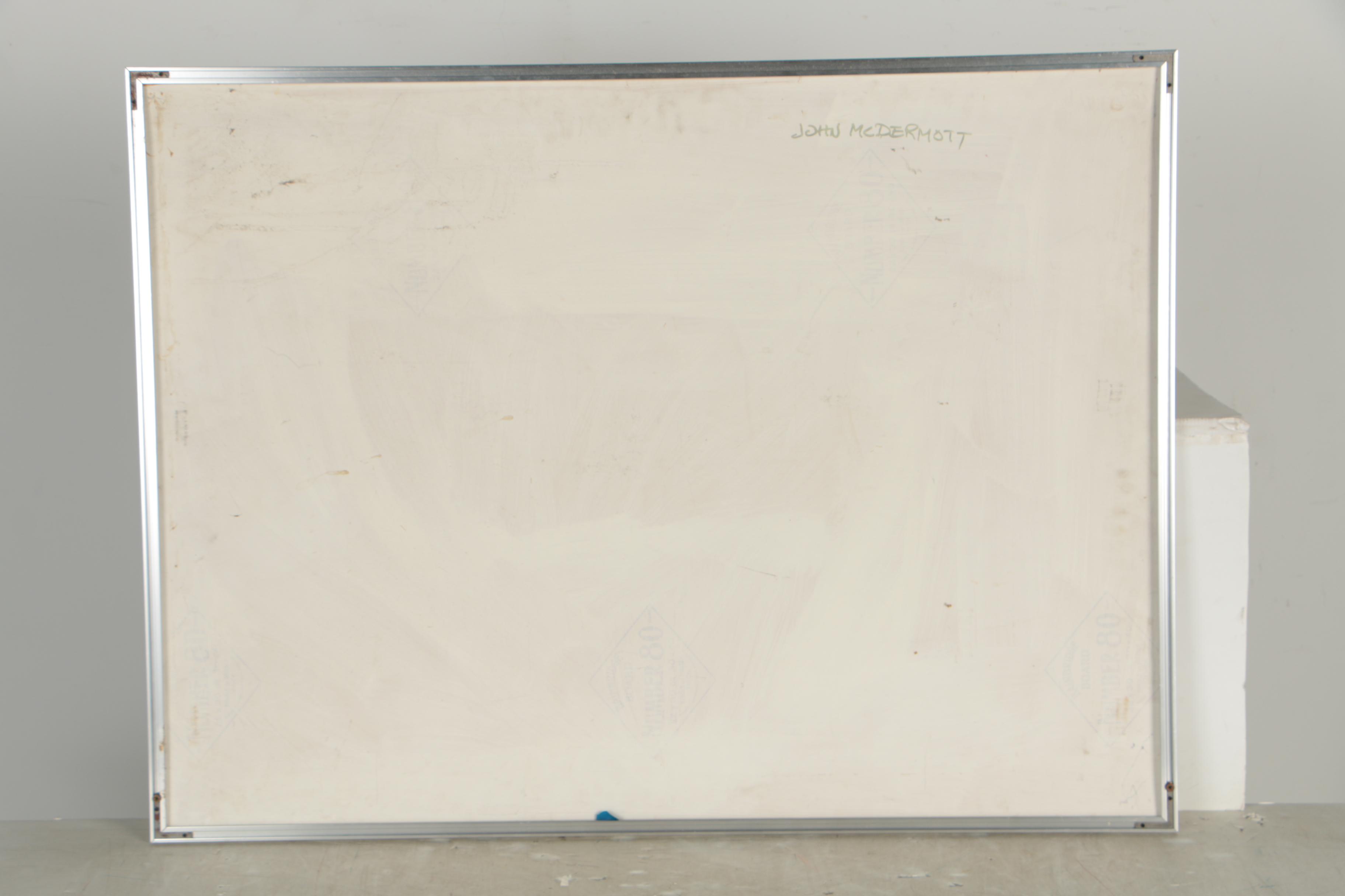 John McDermott WWI Oil Illustration of Aircraft Pilots