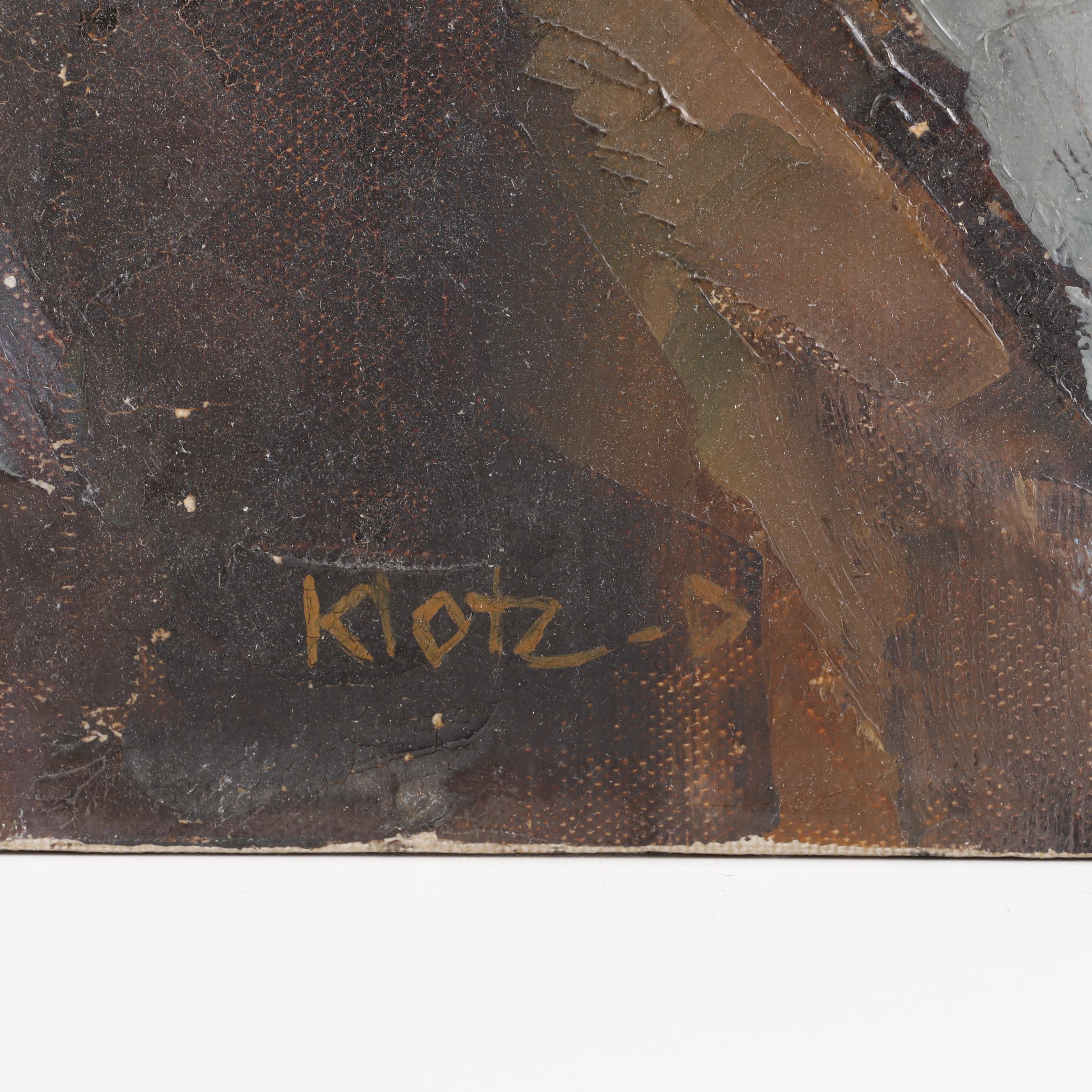 P. Klotz Oil Portrait