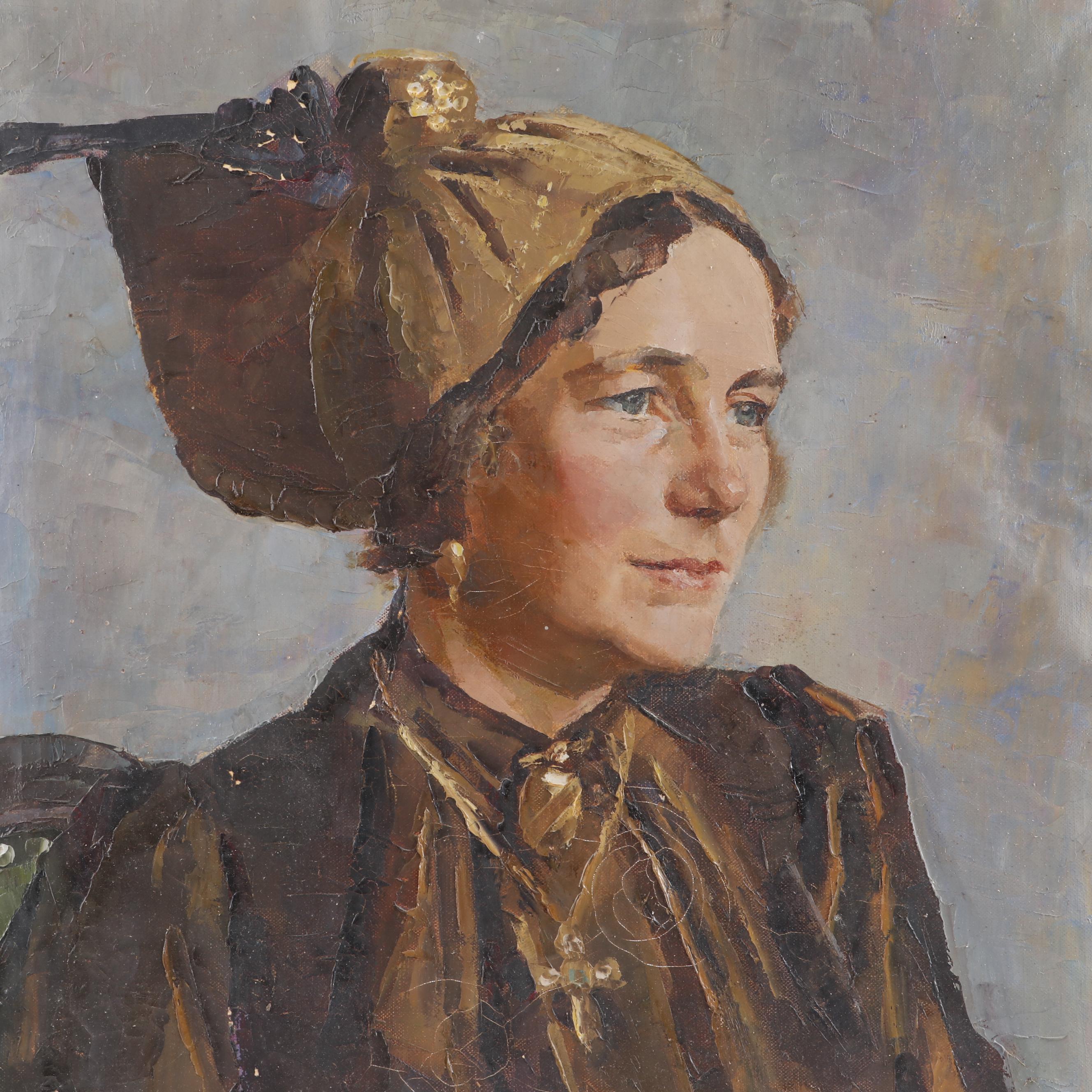 P. Klotz Oil Portrait