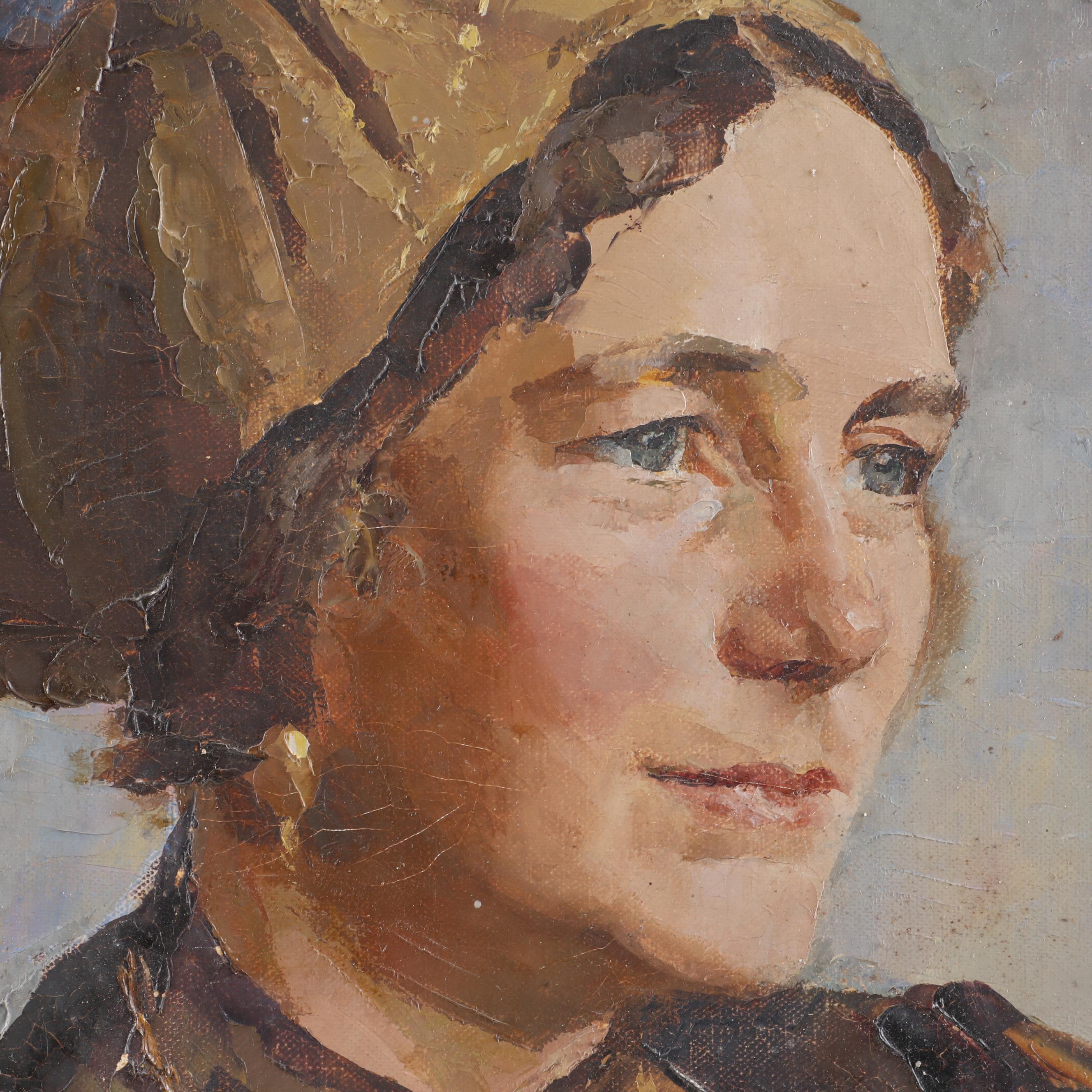 P. Klotz Oil Portrait