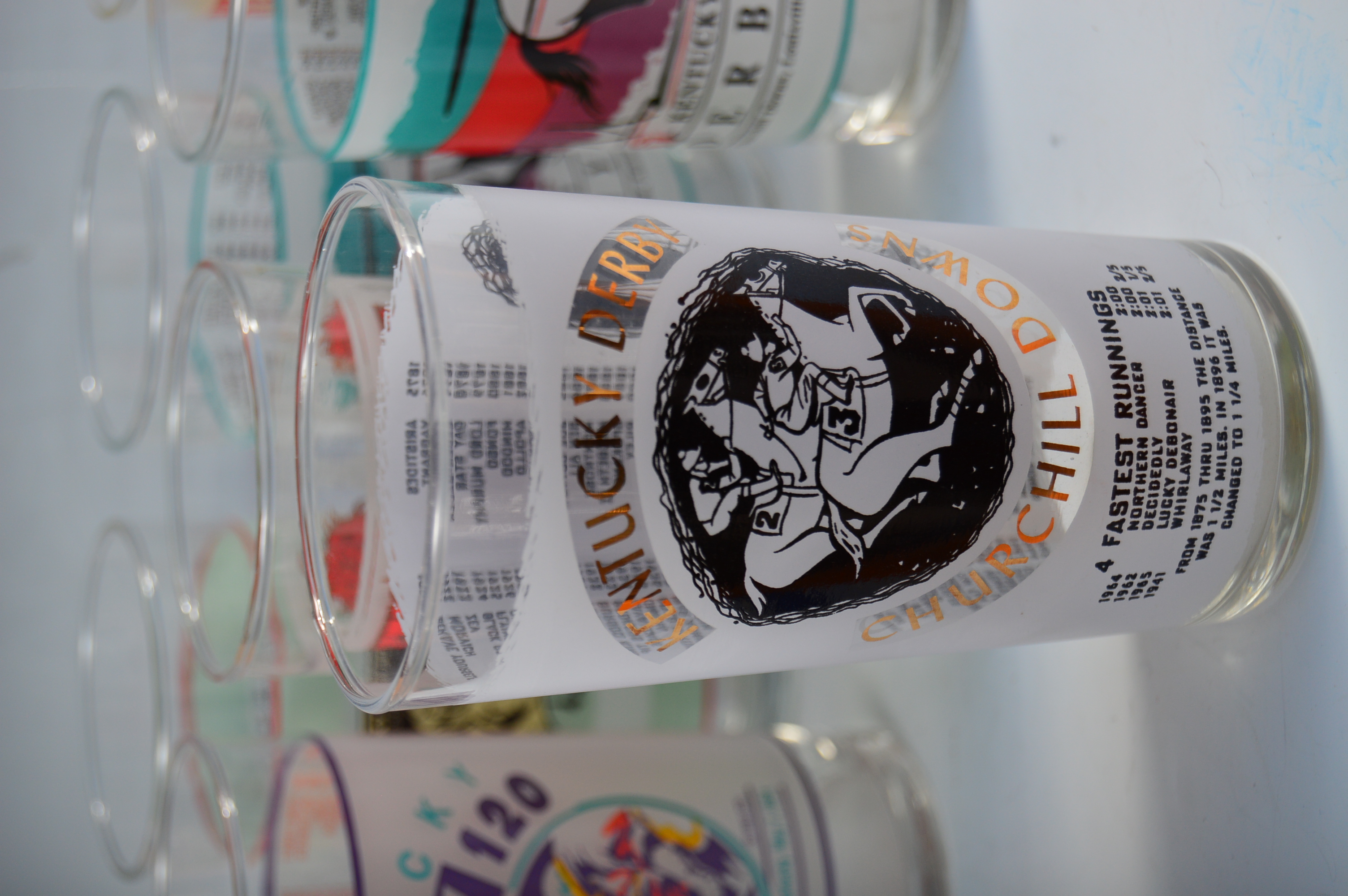 Vintage Kentucky Derby Glasses