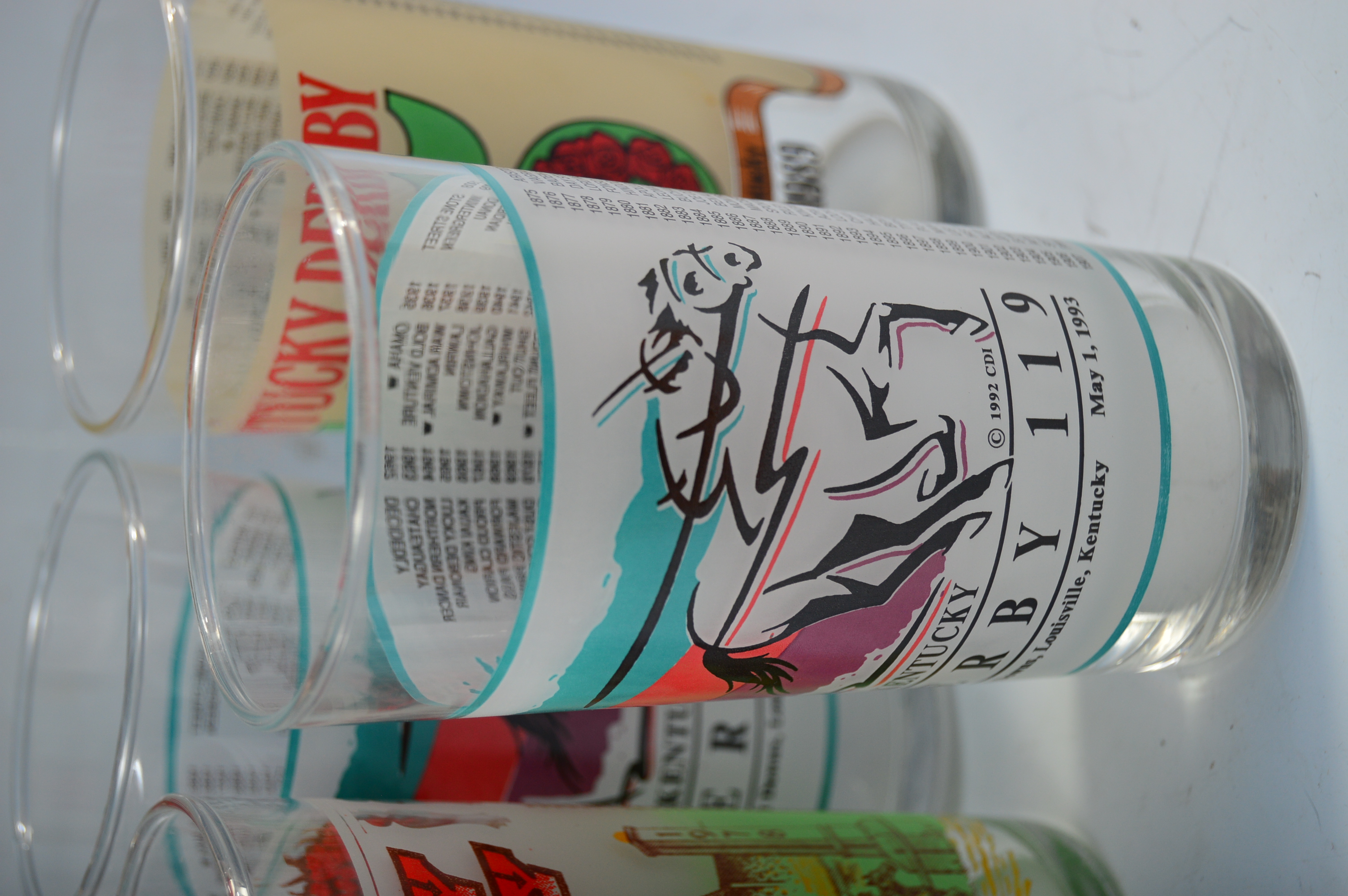 Vintage Kentucky Derby Glasses