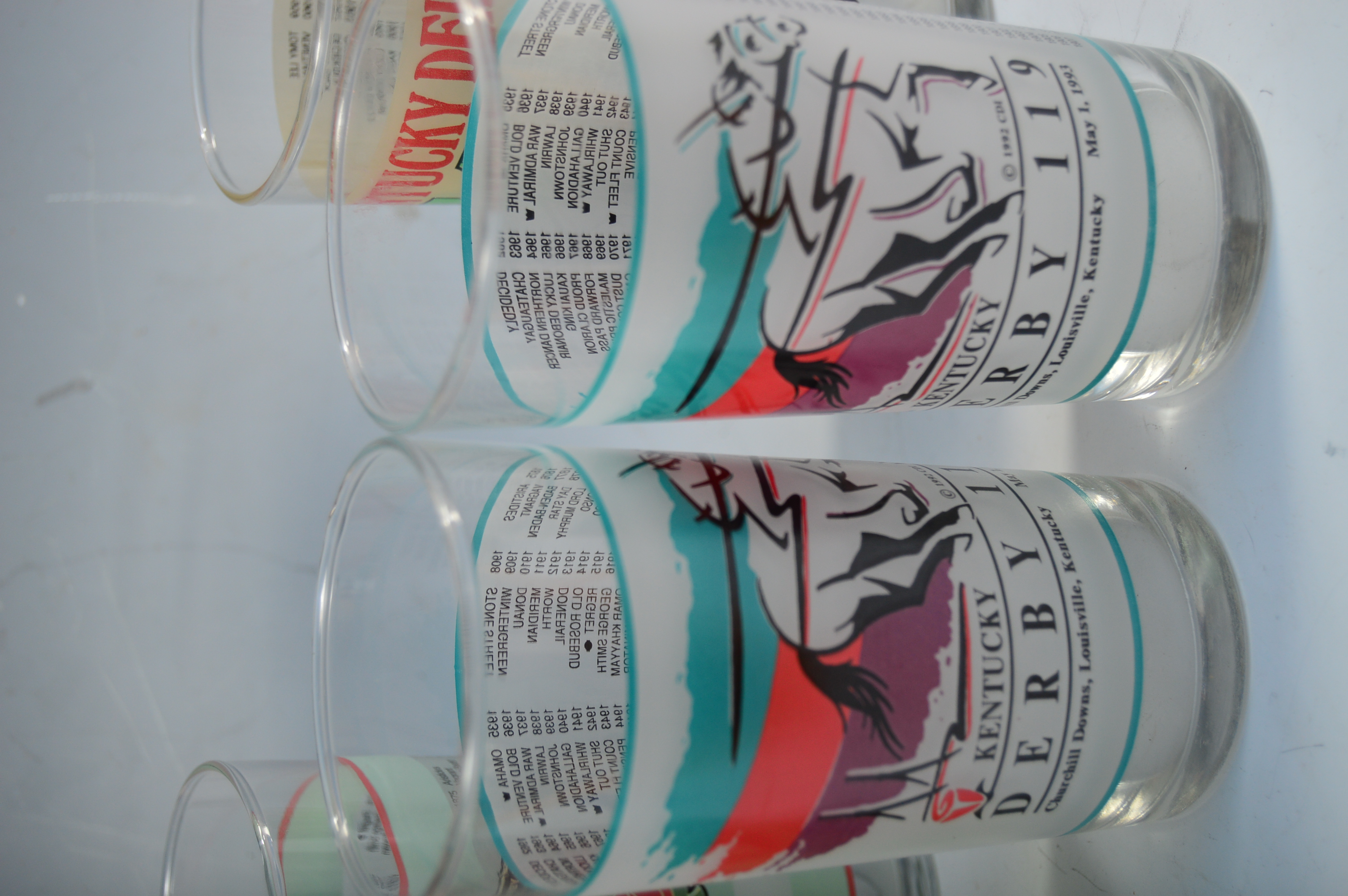 Vintage Kentucky Derby Glasses
